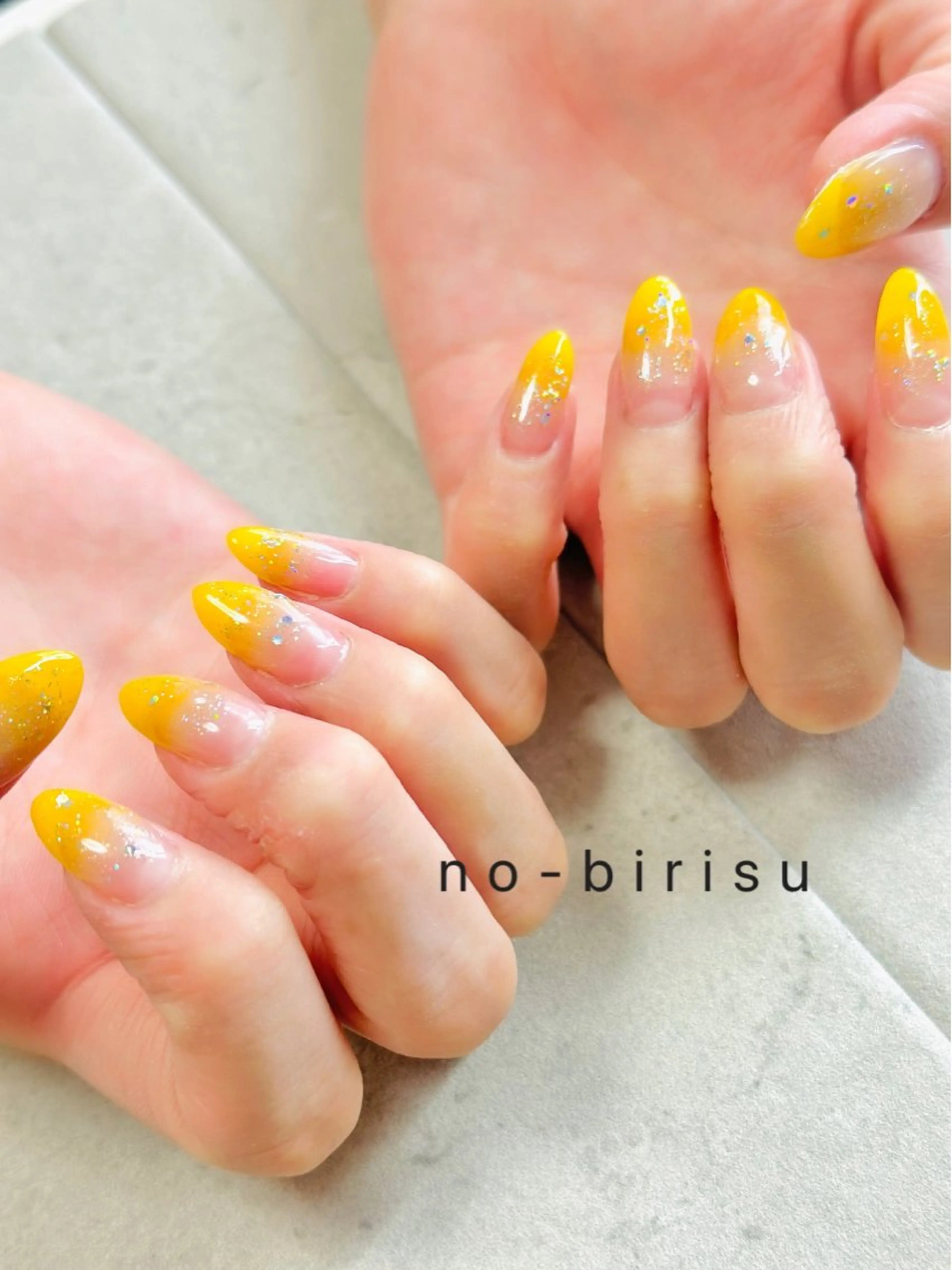 ネイル ラメ(グリッター) ハンドネイル no-birisu nailのネイルデザイン