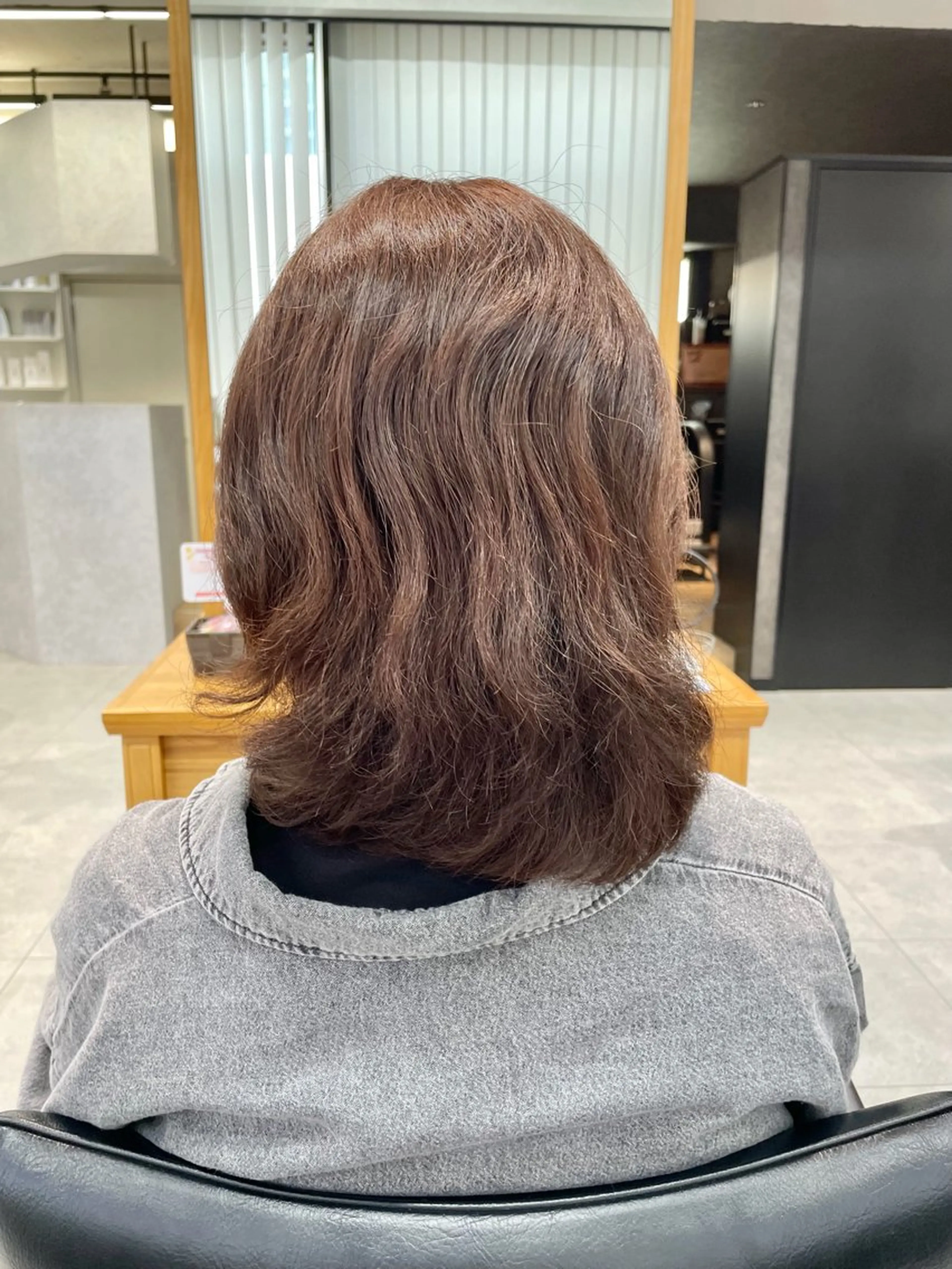 ミディアム 縮毛矯正 縮毛矯正 トリートメント ✨横須賀髪質改善✨️ 加藤 百音のヘアスタイル