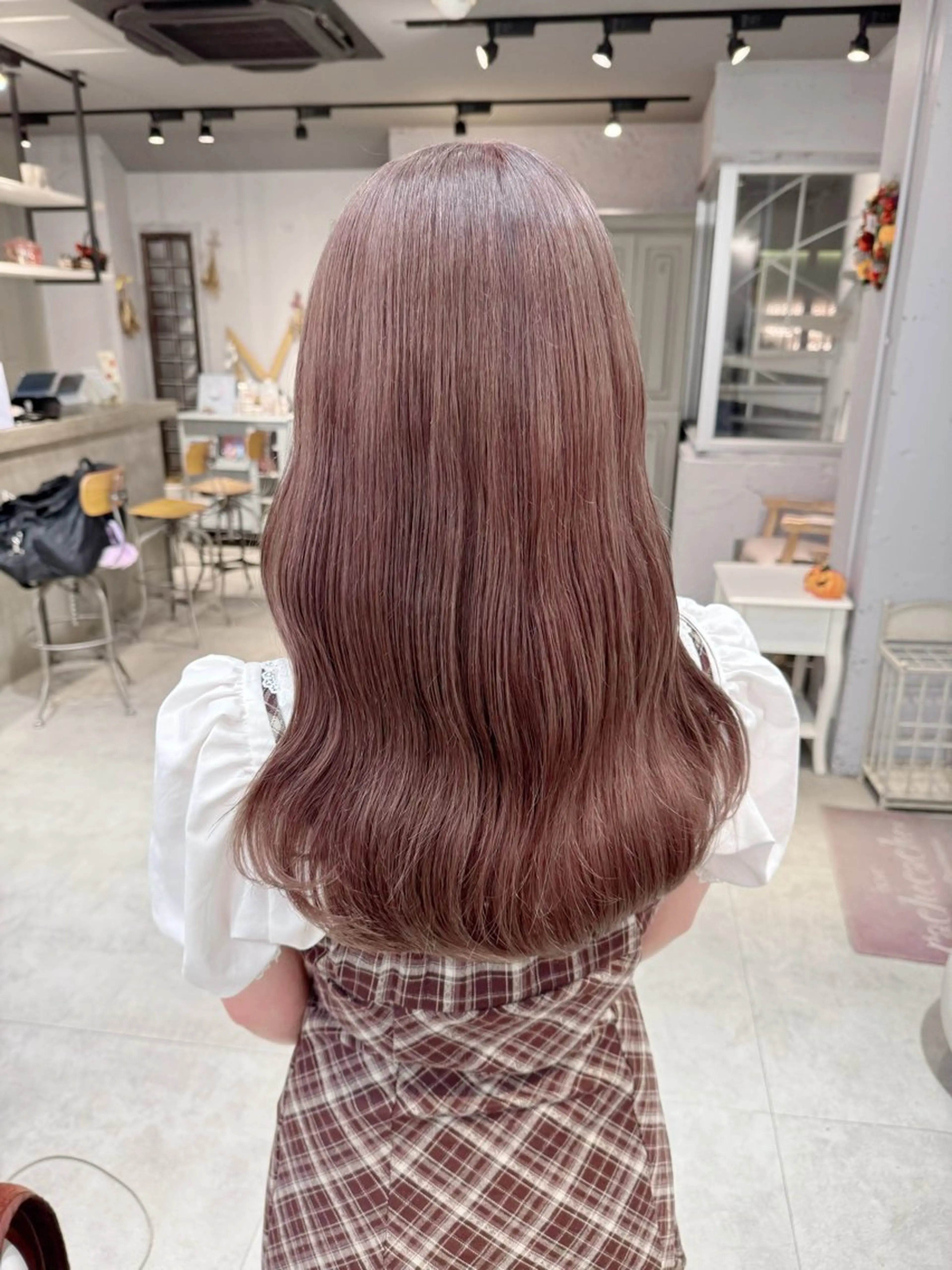 ロング カラー ヘアカラー トリートメント 🍓艶モテ暖色カラー 🎀mayu🍓のヘアスタイル