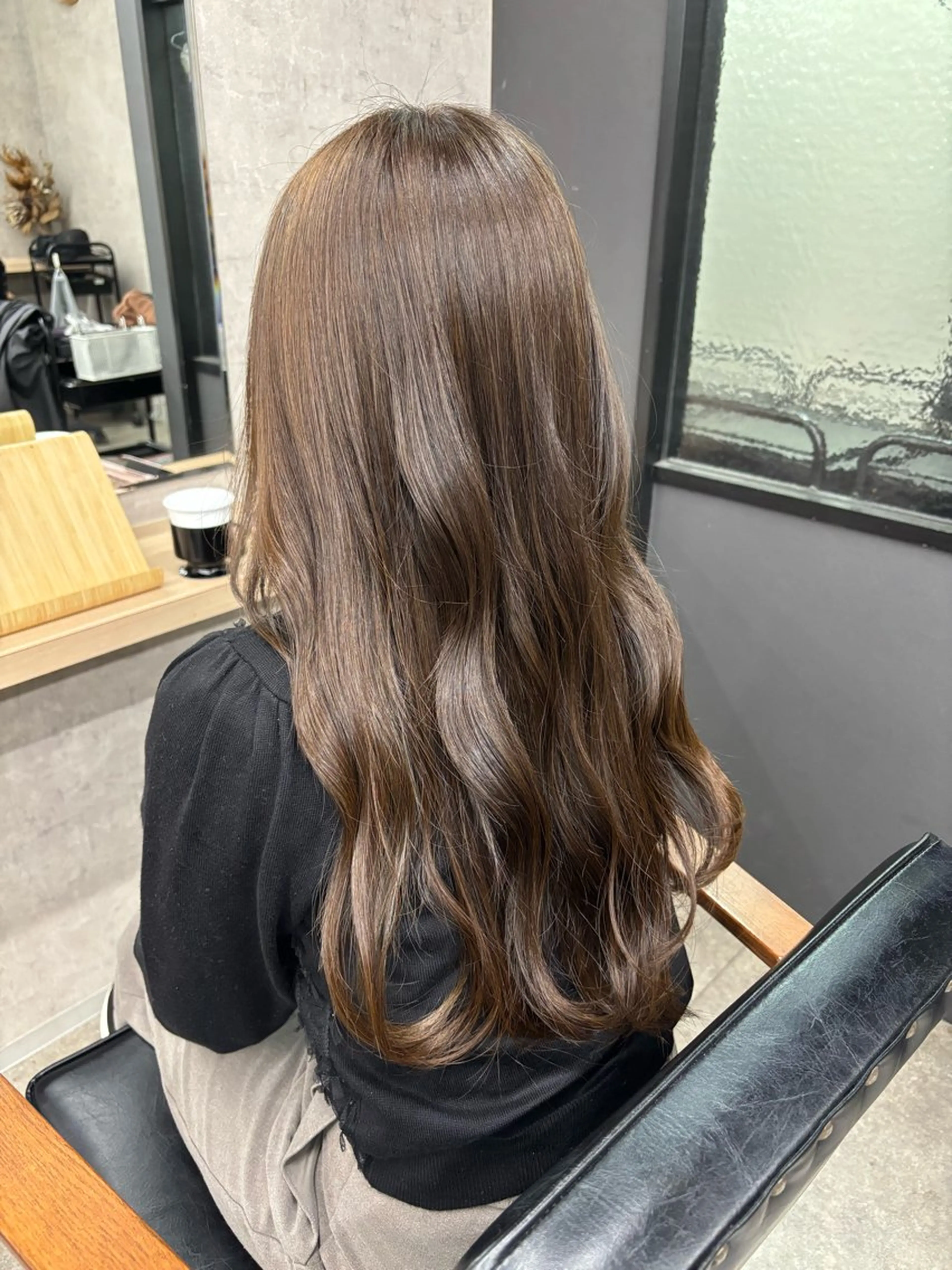 カラー ブラウンカラー ナチュラルブラウン 石原 望来のヘアスタイル