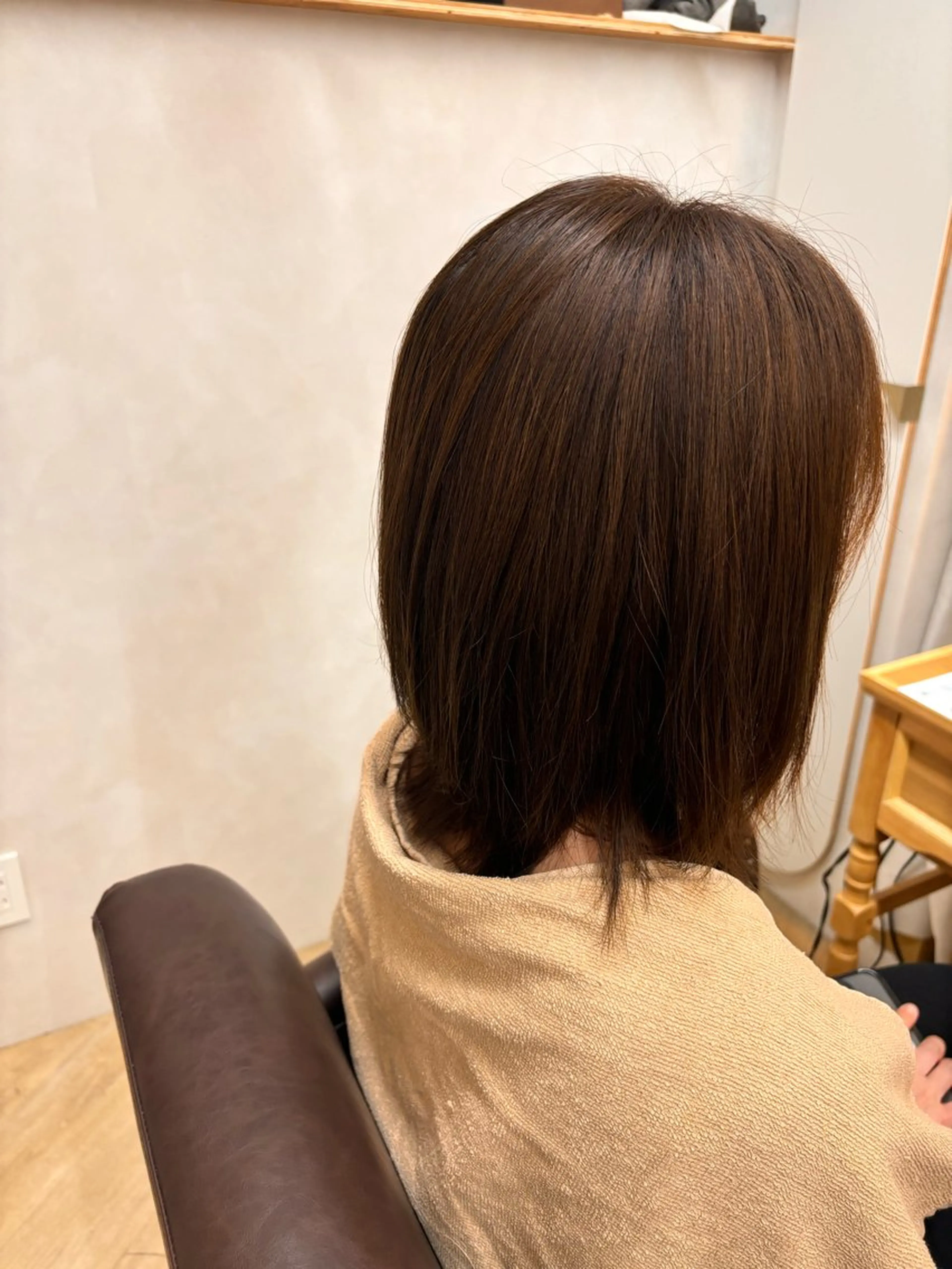 カラー 高橋 唯のヘアスタイル