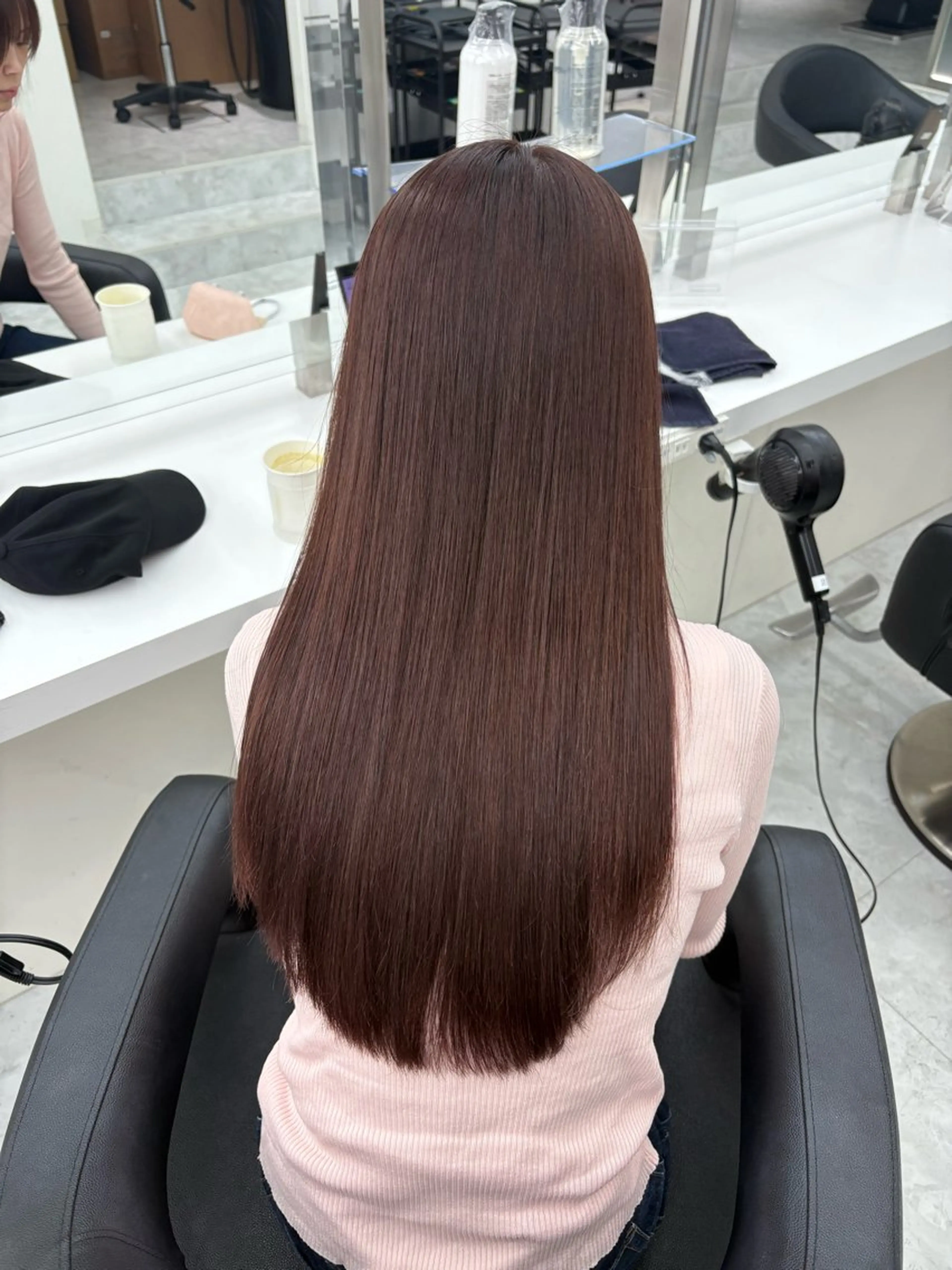 ロング カラー kazuki🍑韓国 トレンド暖色🫗のヘアスタイル