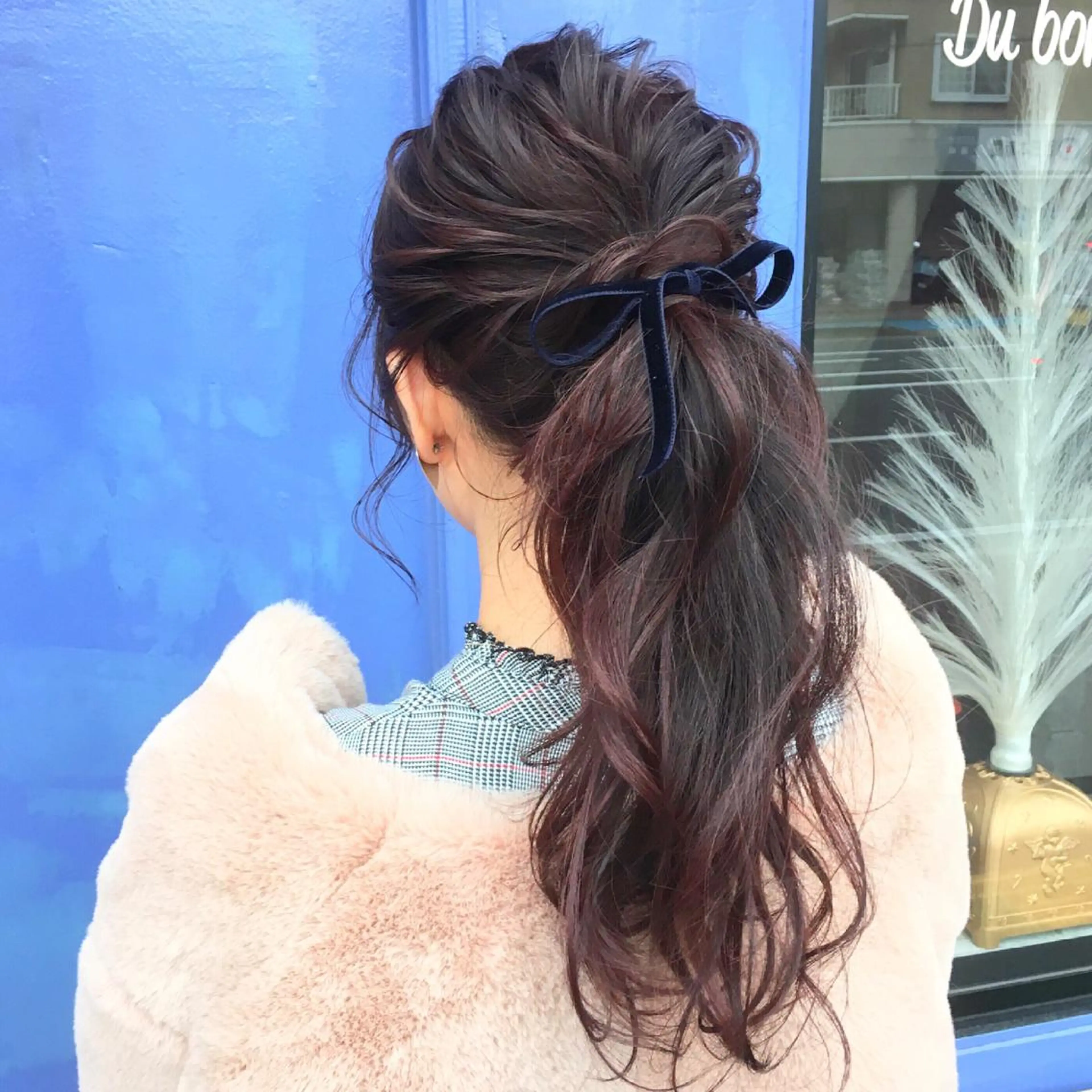 ロング カラー ヘアアレンジ ピンクカラー autre所属・大久保 ひでなりのヘアスタイル