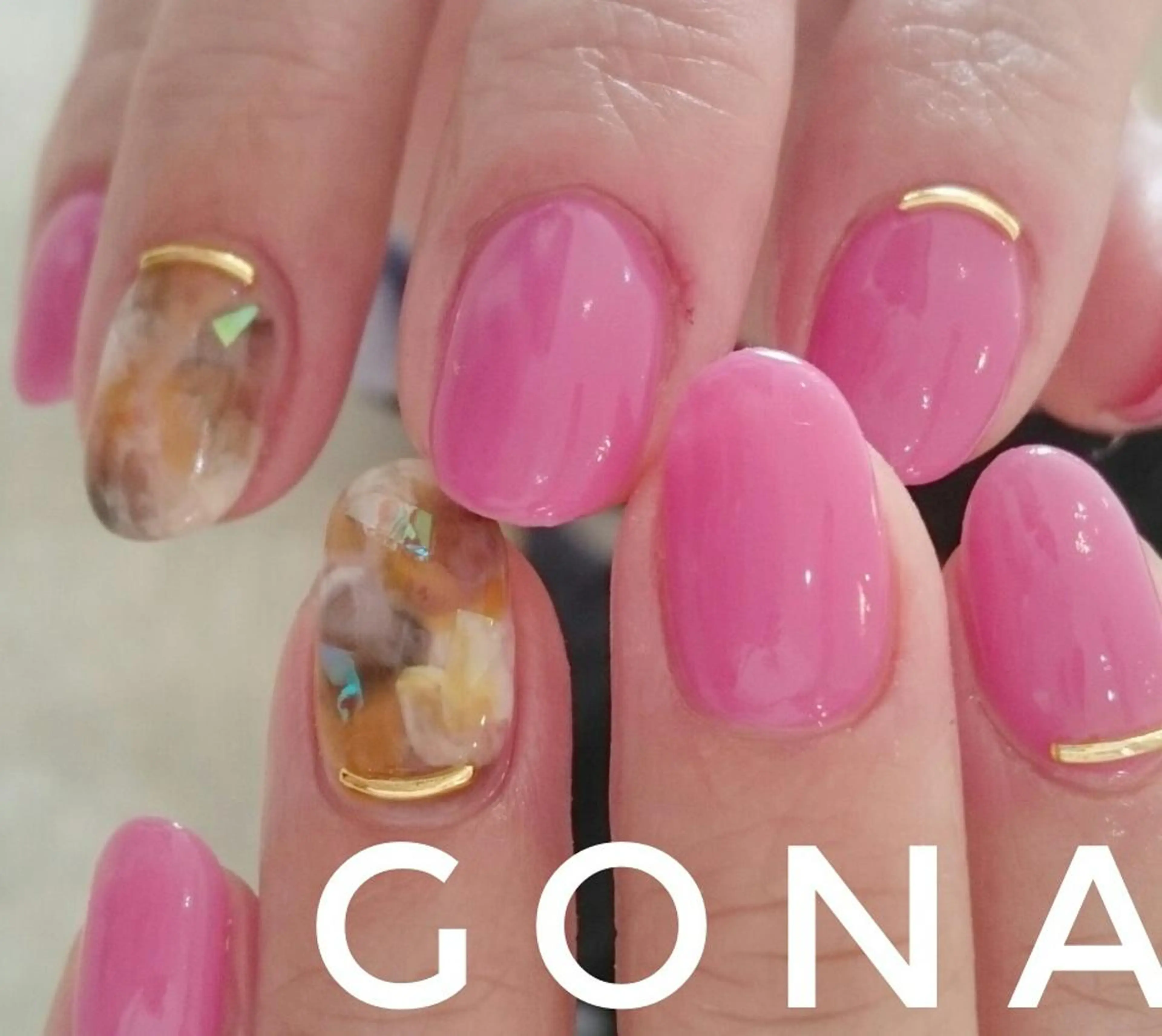ネイル ハンドネイル ネイルサロン& スクールGONAのネイルデザイン