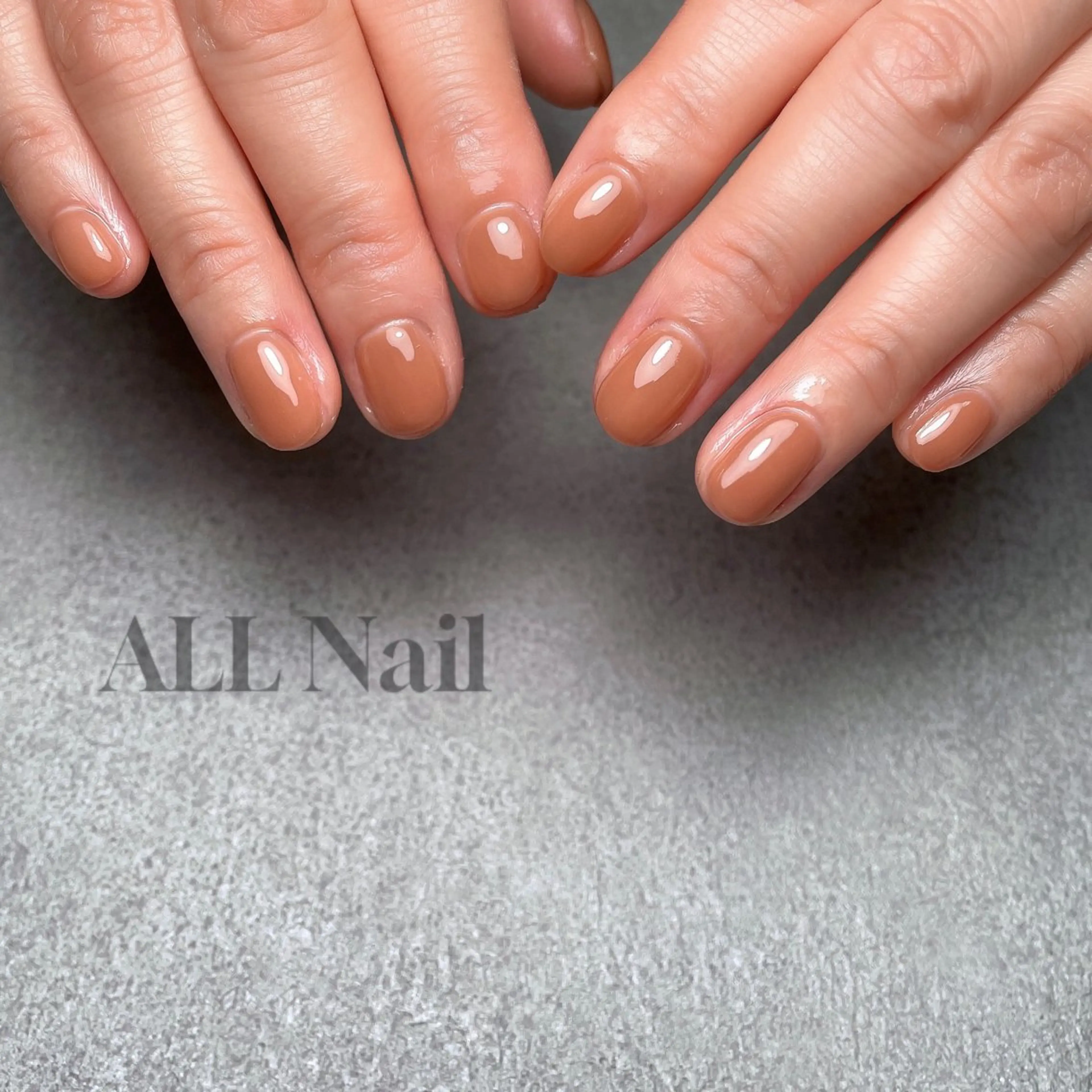 ネイル ブラウン ワンカラーネイル ALL Nail &whiteningのその他イメージ