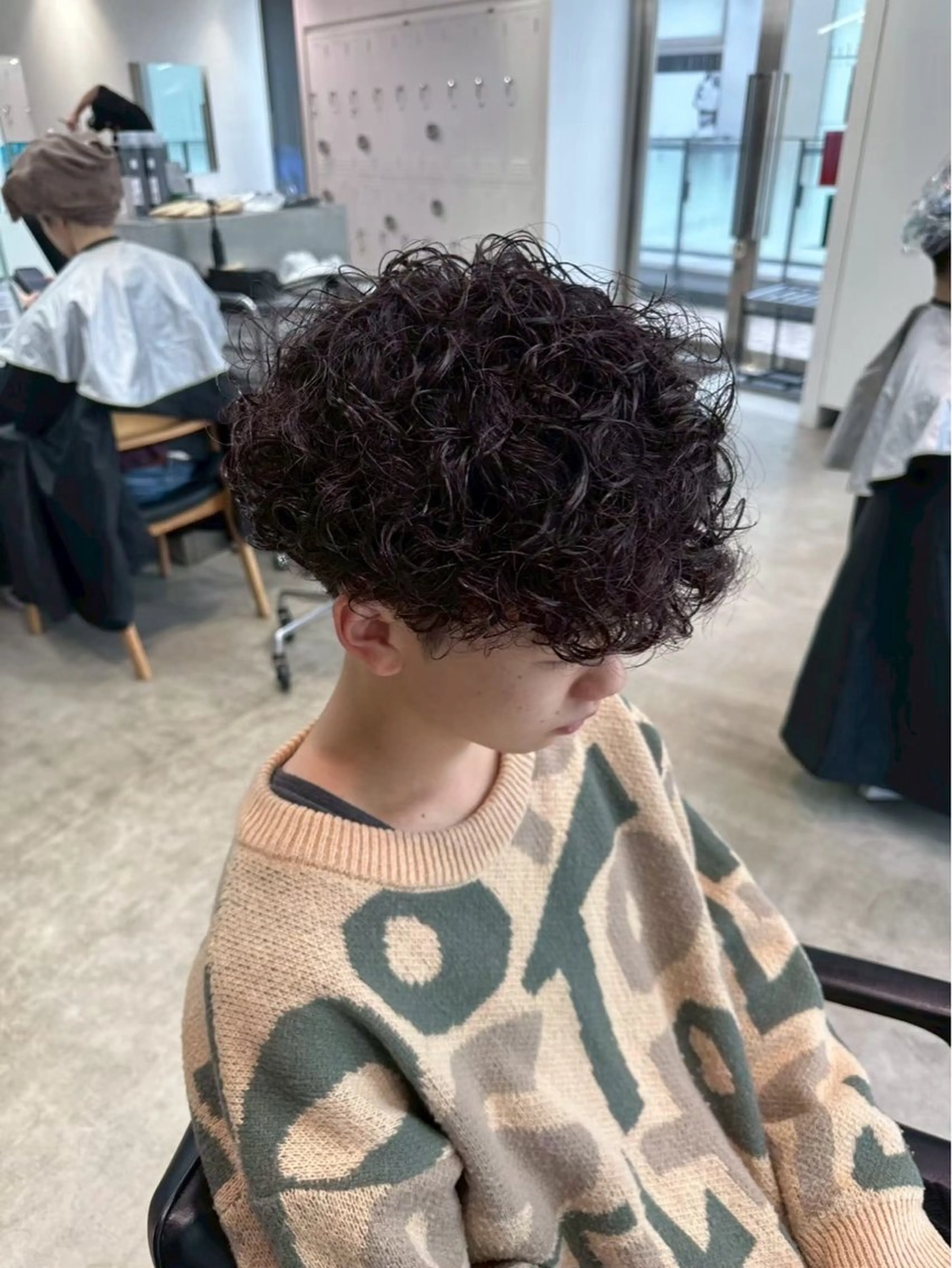 🌀カット＋プードルパーマ【丸みがあり、ボリュームが欲しい方にオススメ‼️】の写真