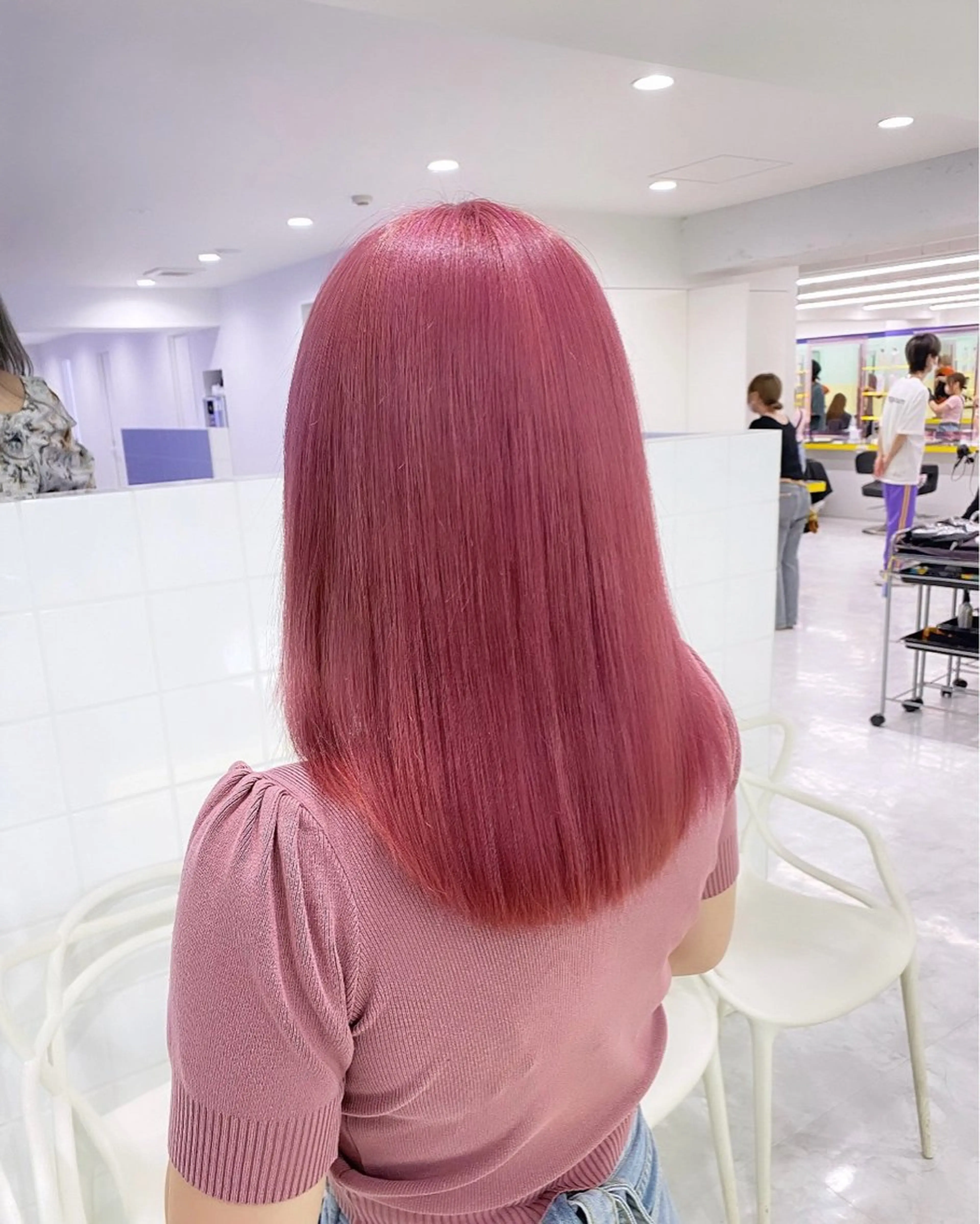 ミディアム ヘアカラー yuria 🌙のヘアスタイル