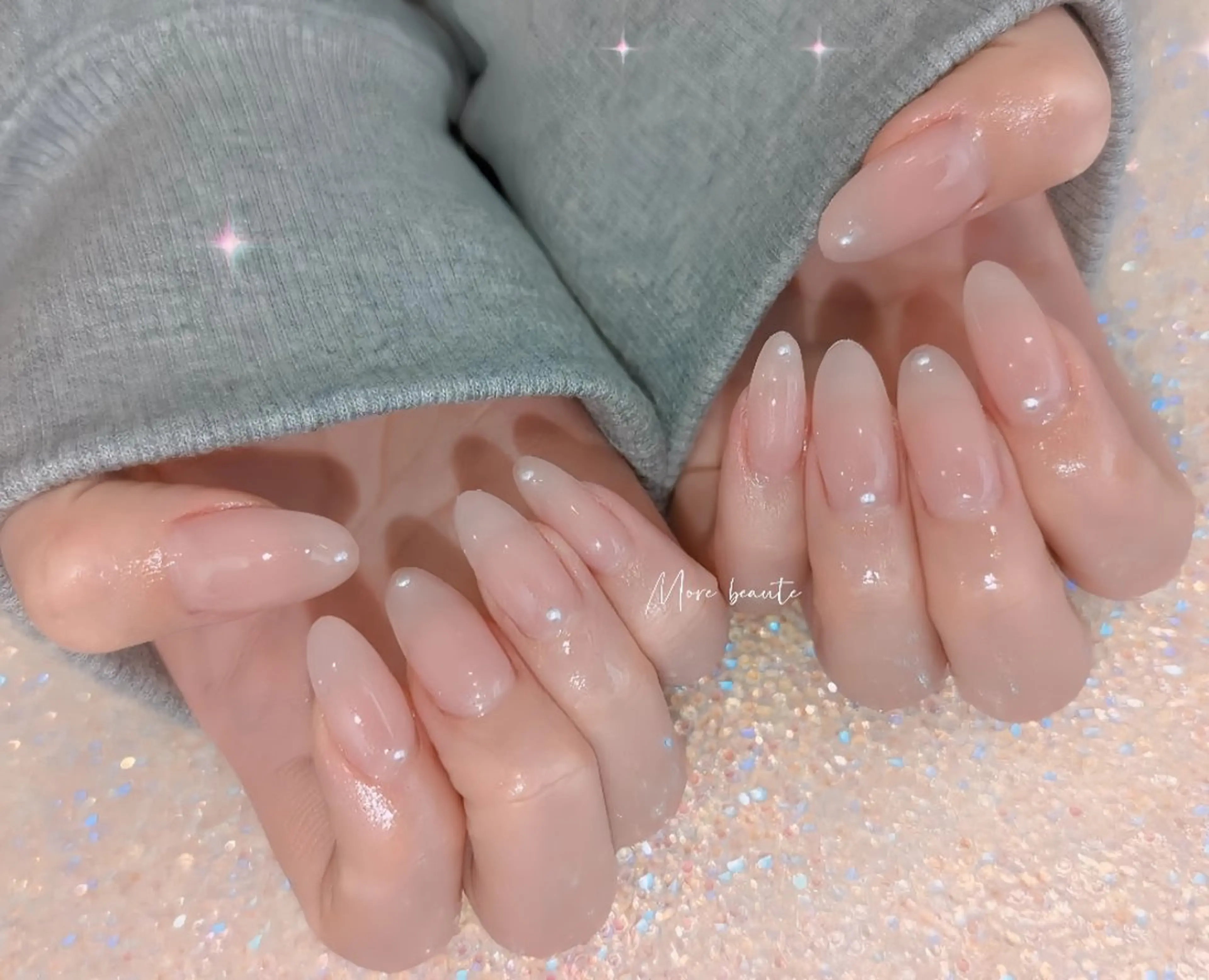 ネイル アートネイル ジェルネイル ハート 韓国ネイル マグネットネイル ハンドネイル I LOVE ME NAIL.｡.:*♡のネイルデザイン