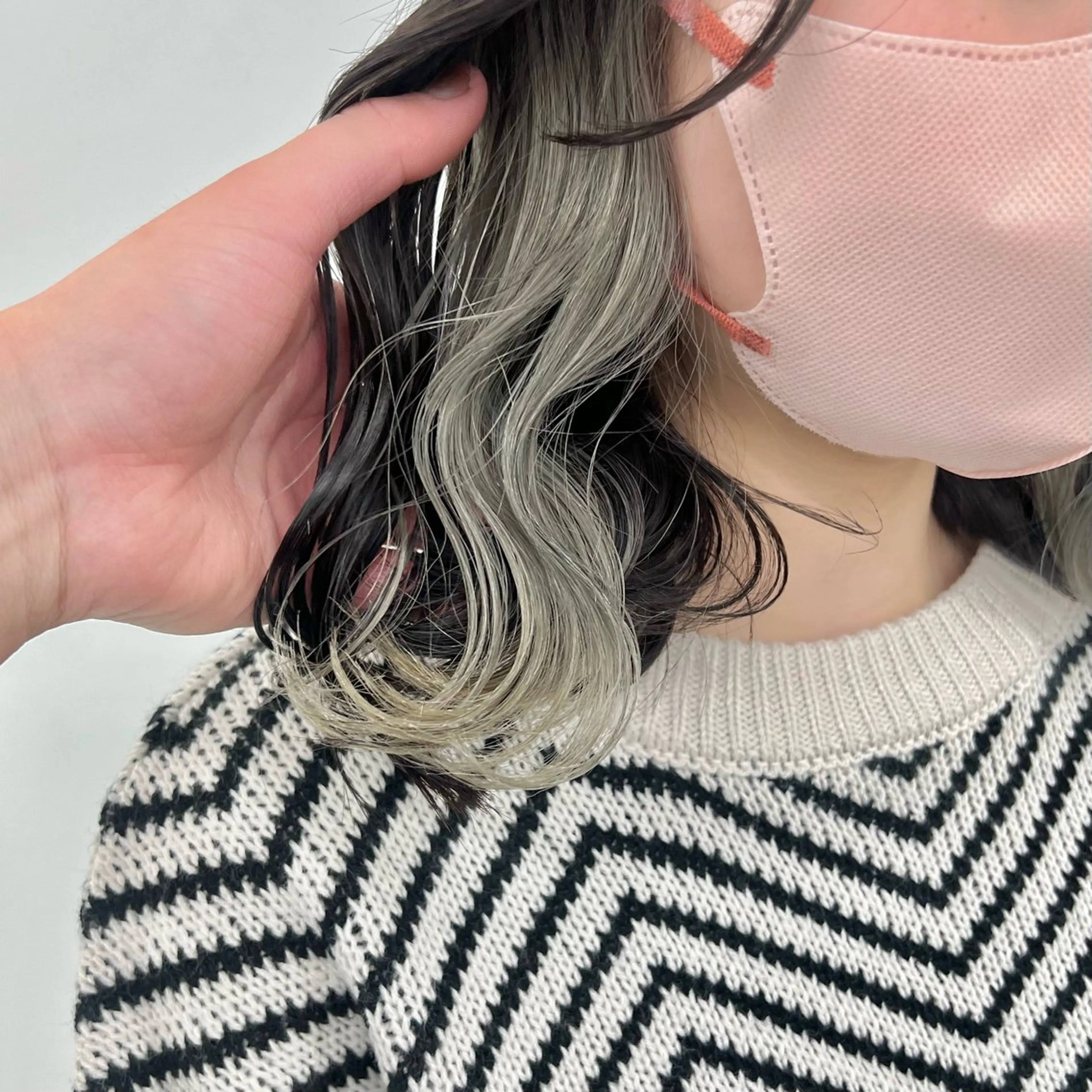 ミディアム カラー 💫トレンドパーマ 友輝💫のヘアスタイル