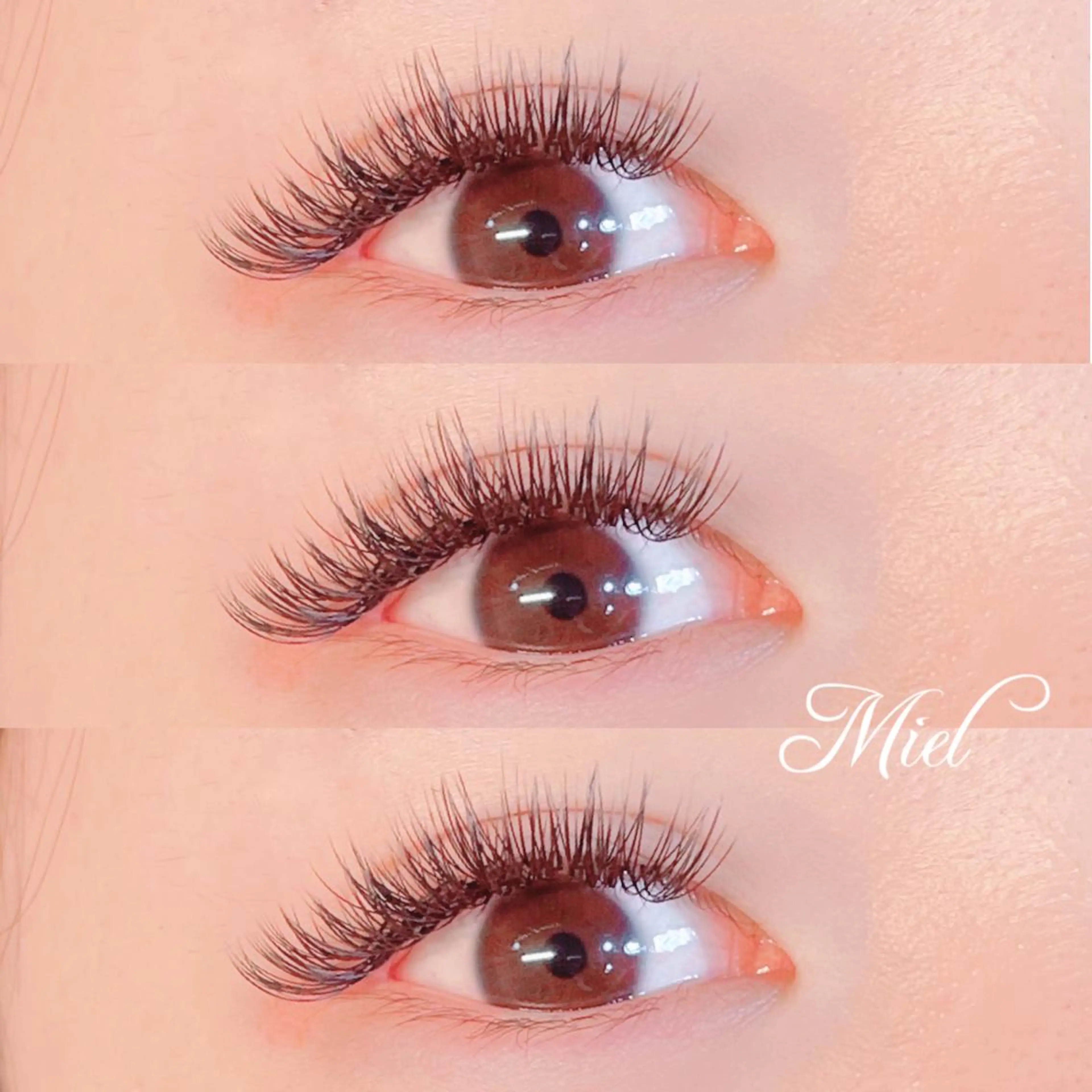 マツエク・マツパ フラットラッシュ ナチュラル ボリュームラッシュ Mori ✨Mystical✨のマツエク・マツパデザイン