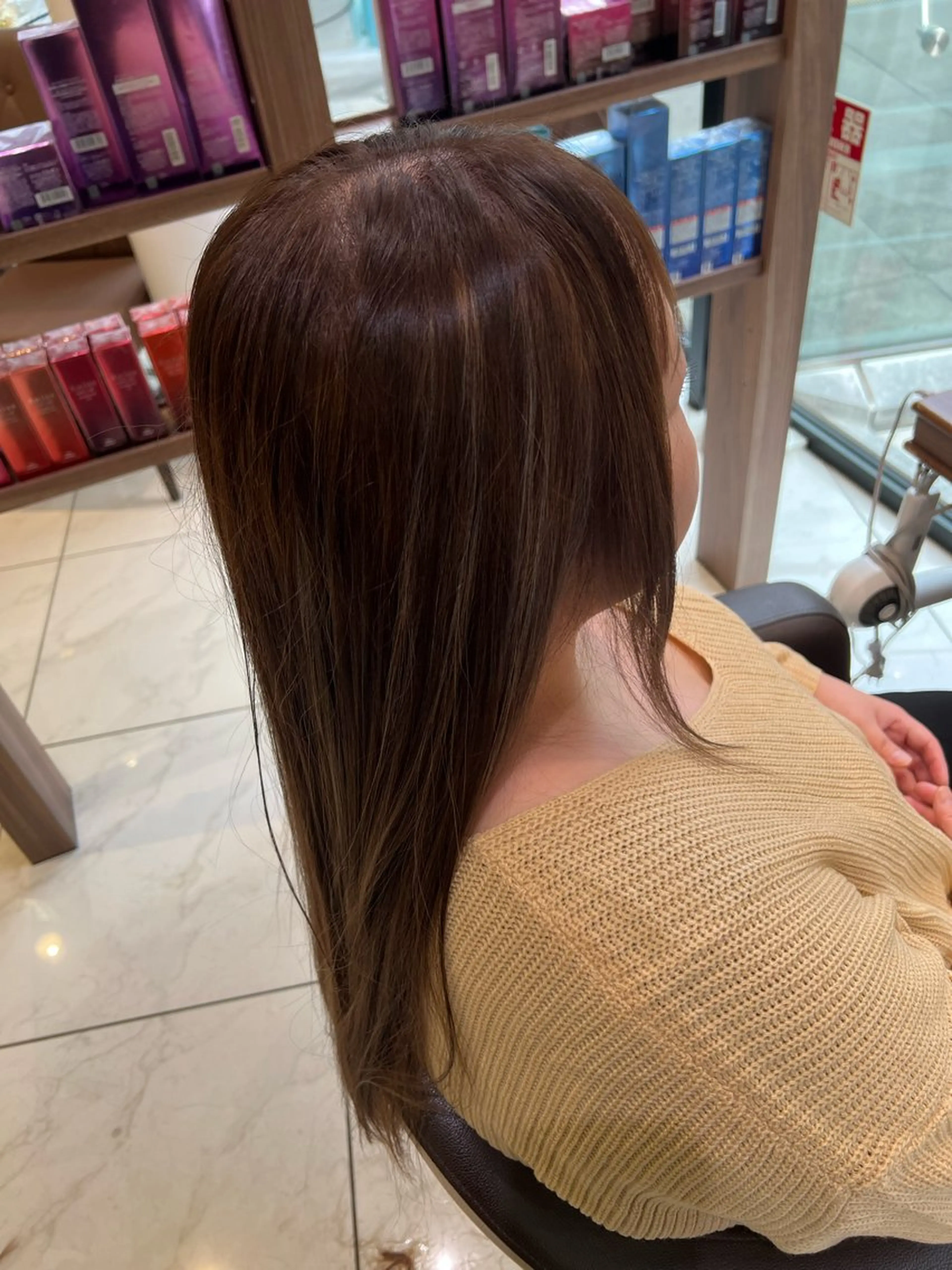 セミロング カット 縮毛矯正 🖤Ash川越店🖤 井上 諒哉のヘアスタイル