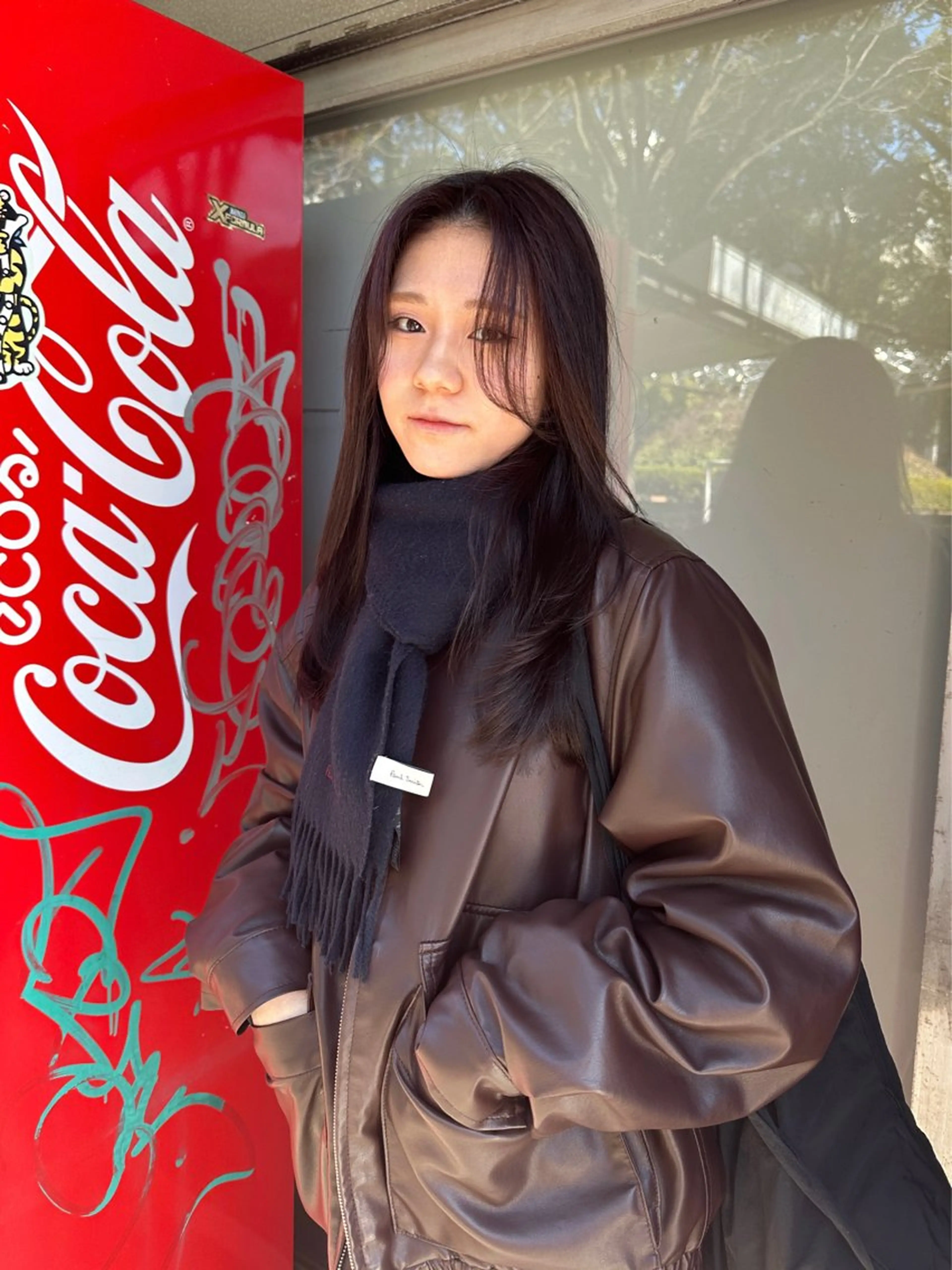 セミロング カラー ヘアカラー 松本 雪愛のヘアスタイル