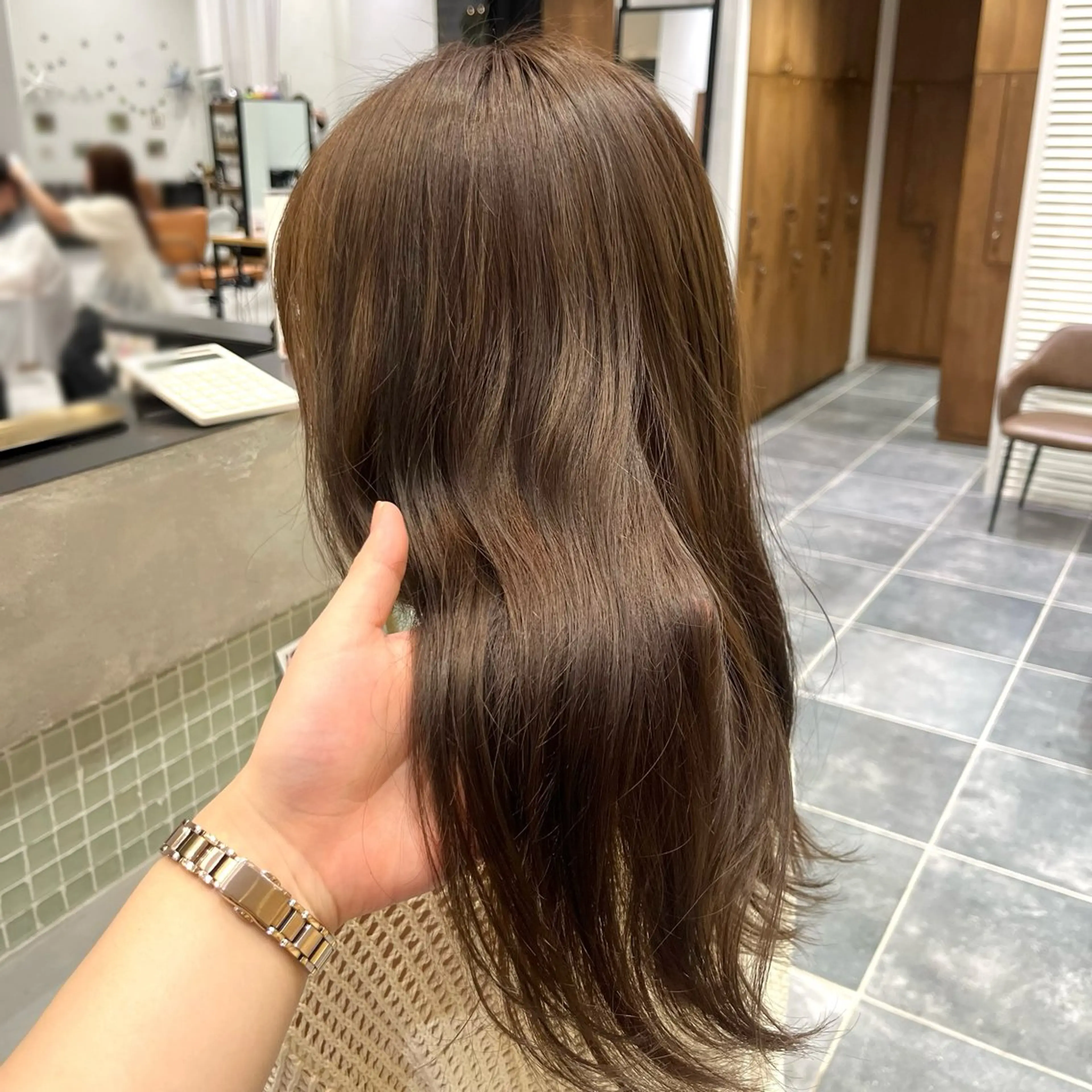 カラー ヘアカラー トリートメント かわいいを+🎀 大人カラー/星愛のヘアスタイル