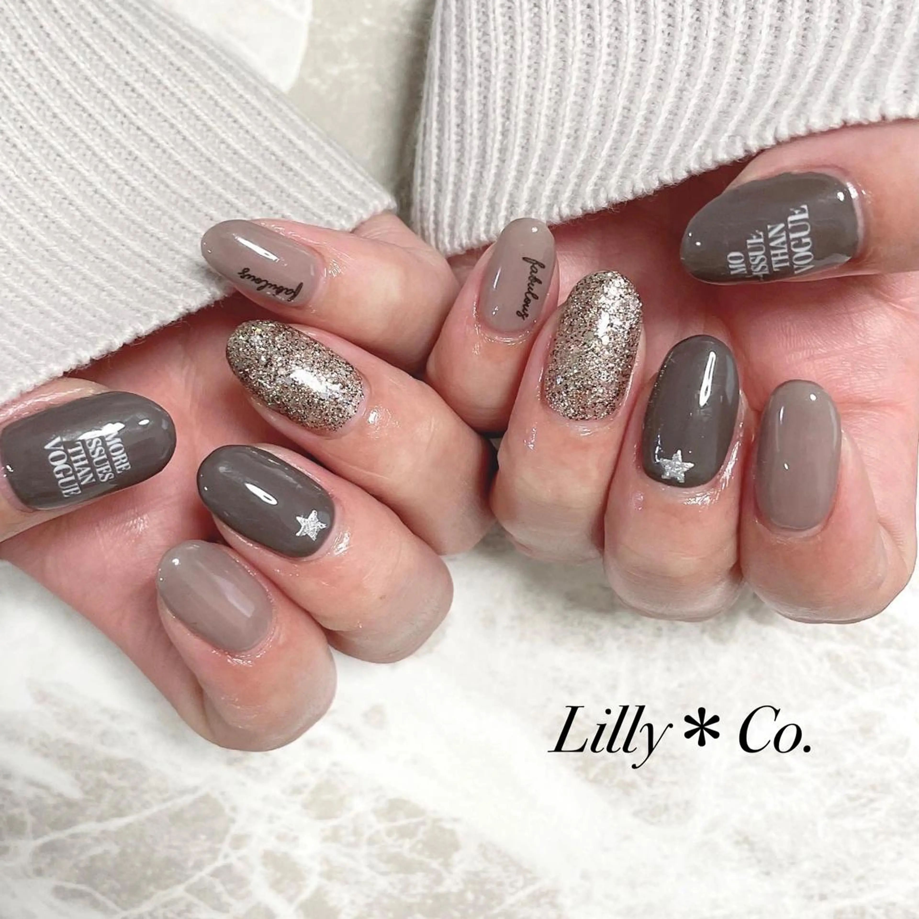 ネイル ジェルネイル ハンドネイル ハンドケア Lilly Co.のネイルデザイン