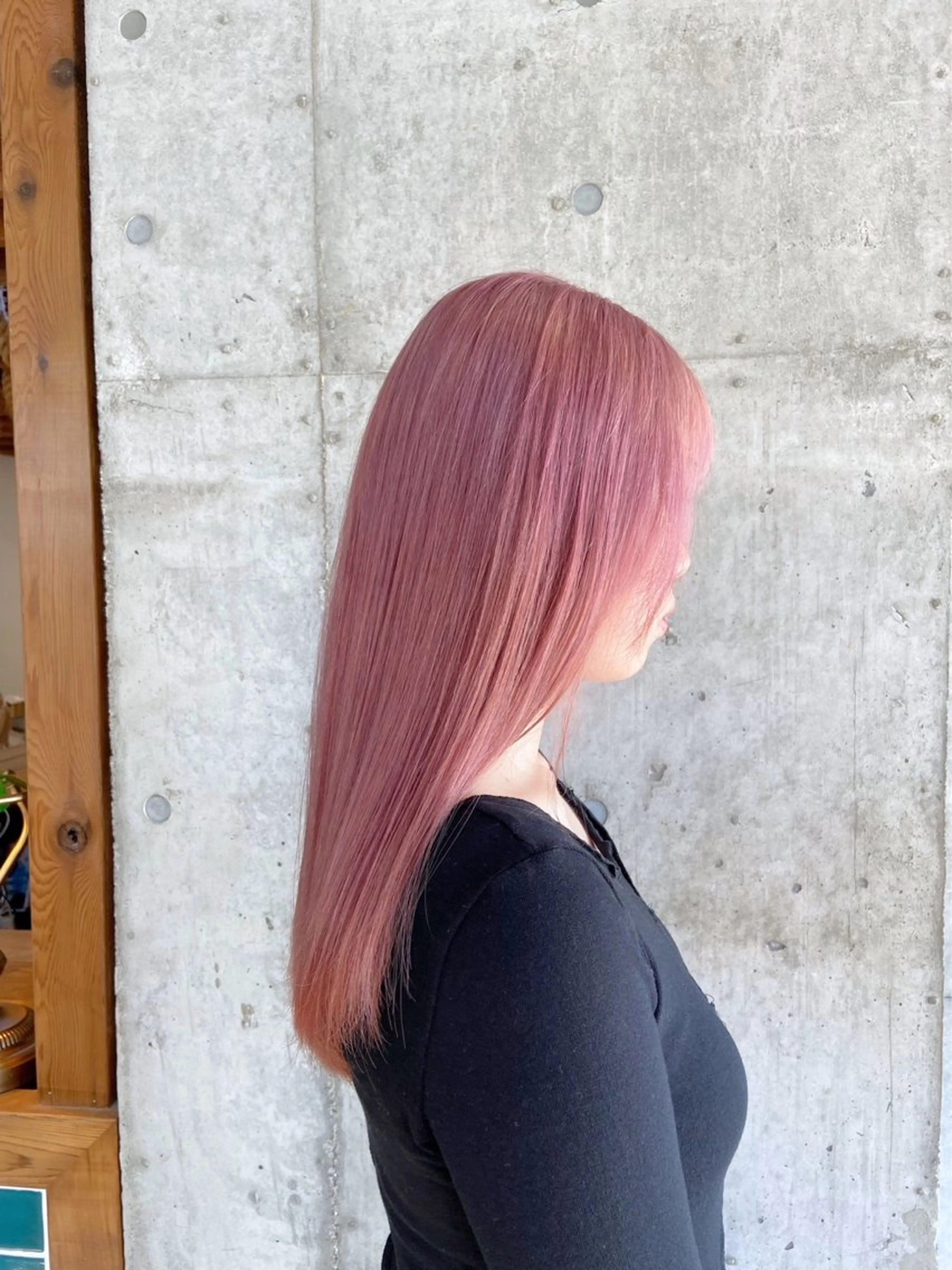ロング カラー ブリーチ 透明感カラー ピンクカラー 髪質改善 ヘアカラー 🧡カラー特化／ 透明感🧡カイトのヘアスタイル