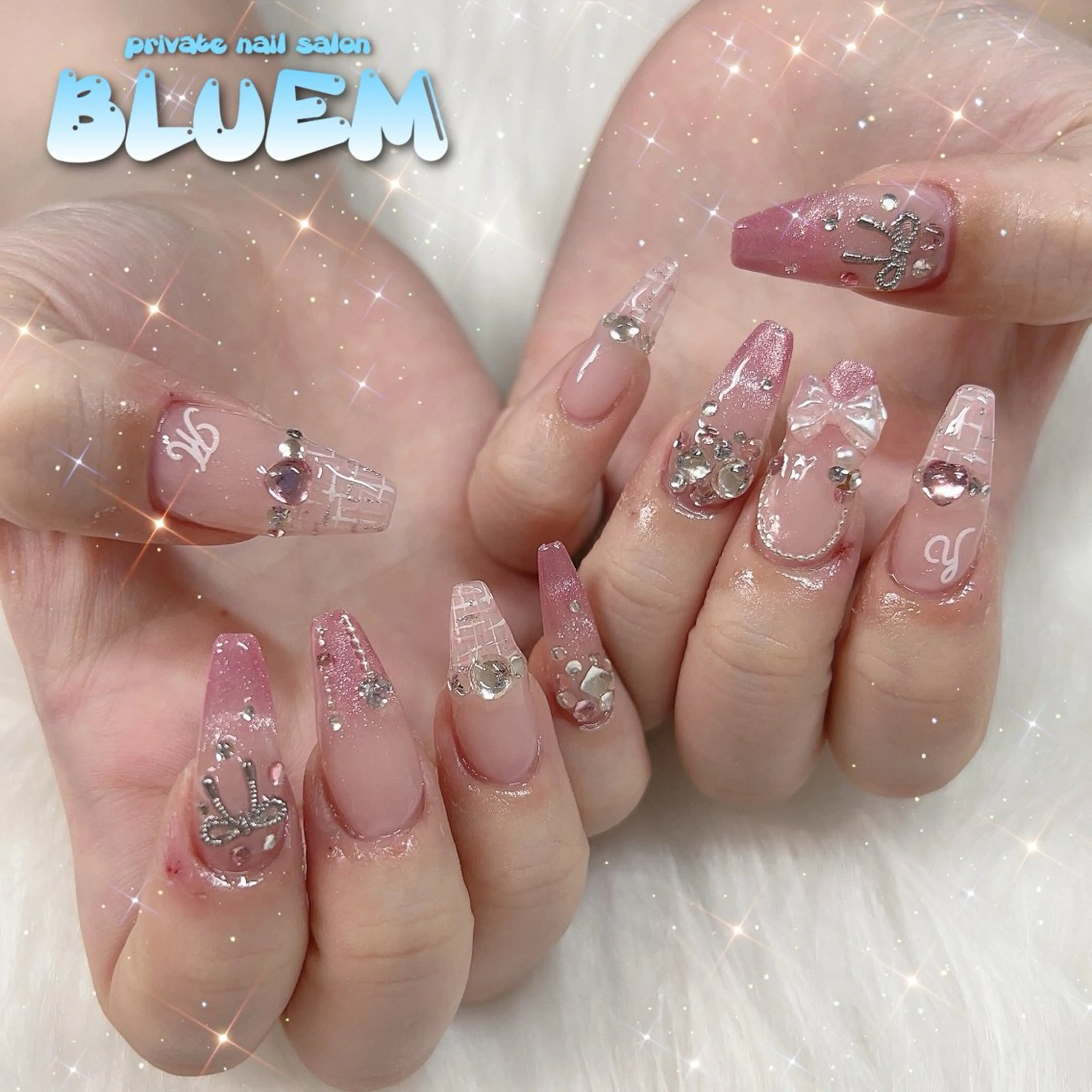 ネイル ハンドネイル BLUEM なな🐶のネイルデザイン