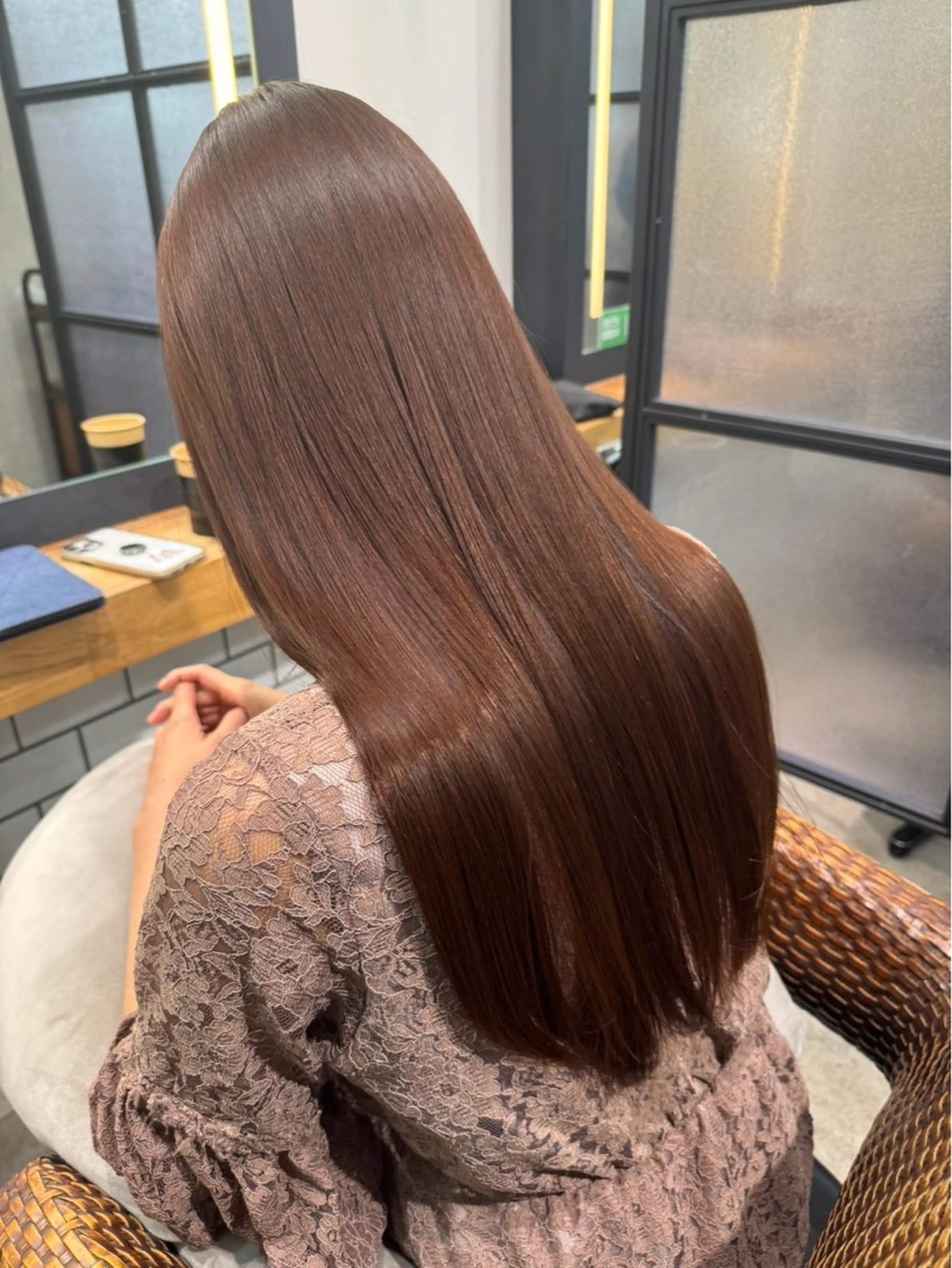 ロング カラー 似合わせメイク💄 粉川愛香のヘアスタイル