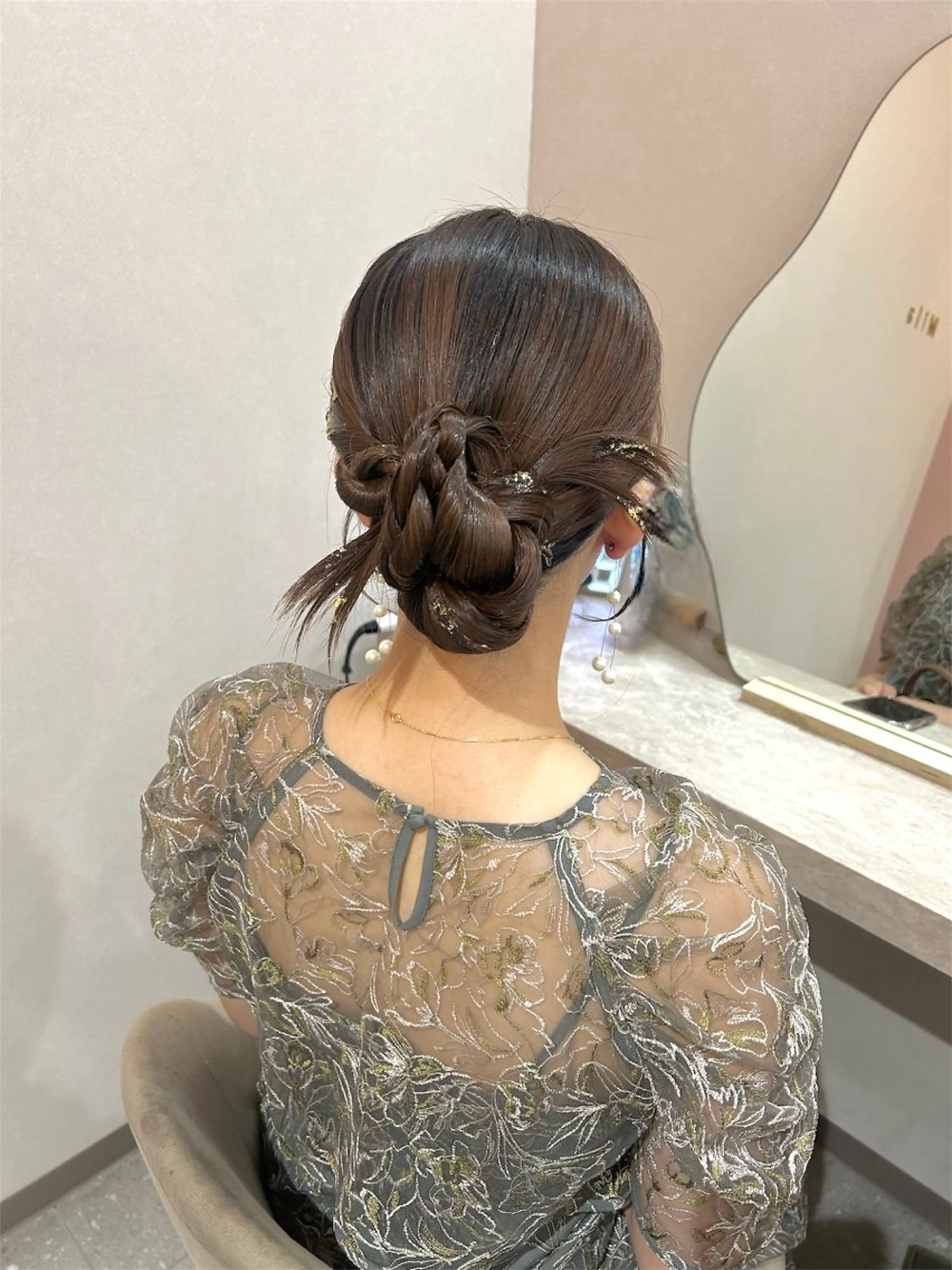 ミディアム ヘアセット 平沼 葉津紀のヘアスタイル