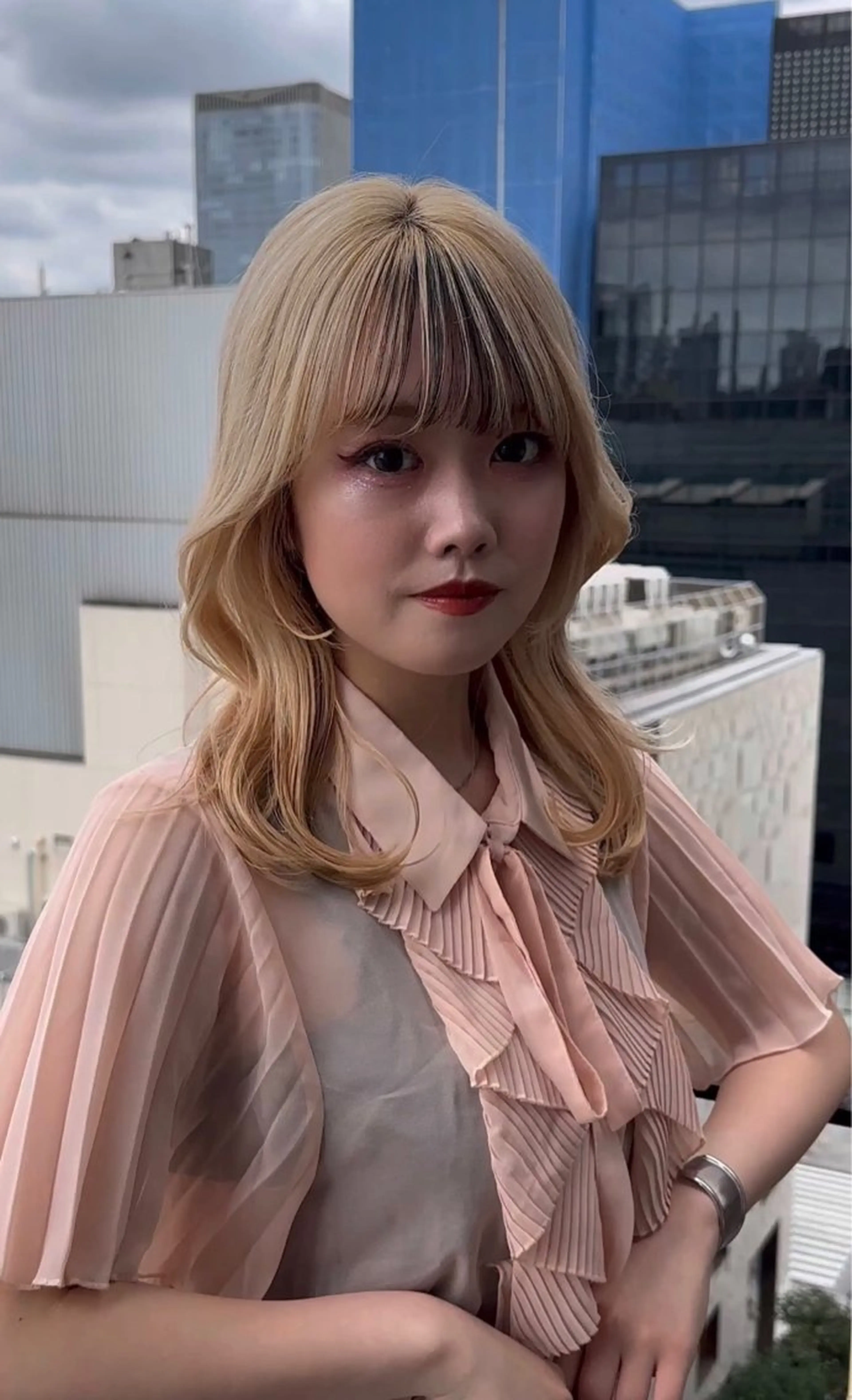 ロング カラー パーマ ヘアアレンジ メンズ キッズ ネイル マツエク・マツパ アイブロウ 韓国/髪質改善 カラー✨/りょうがのヘアスタイル