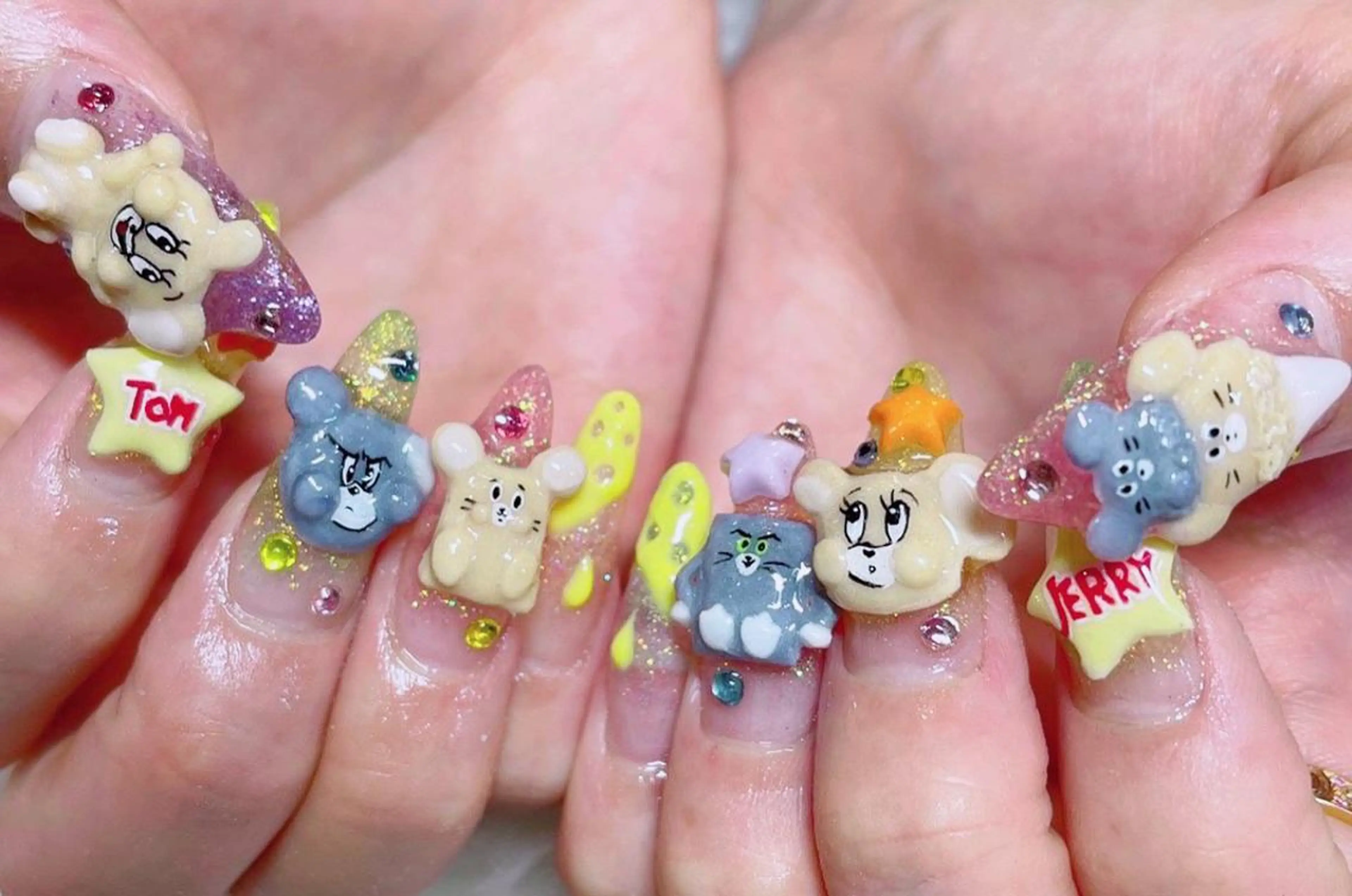 ネイル 成人式 スカルプネイル NAILSGOGO shibuyaのネイルデザイン