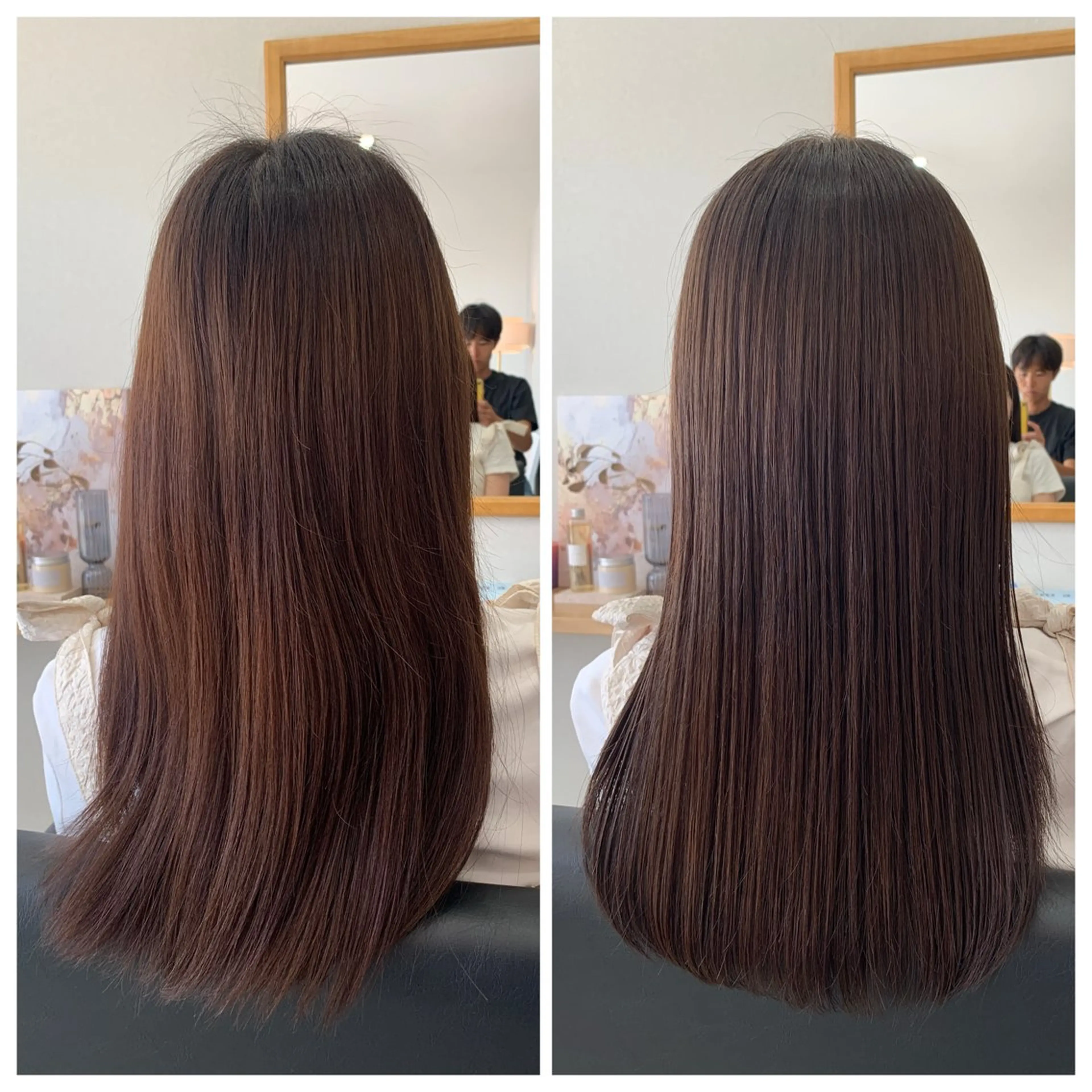セミロング カット 縮毛矯正 トリートメント en.【エン】所属・en.桐山 晃彦のヘアスタイル