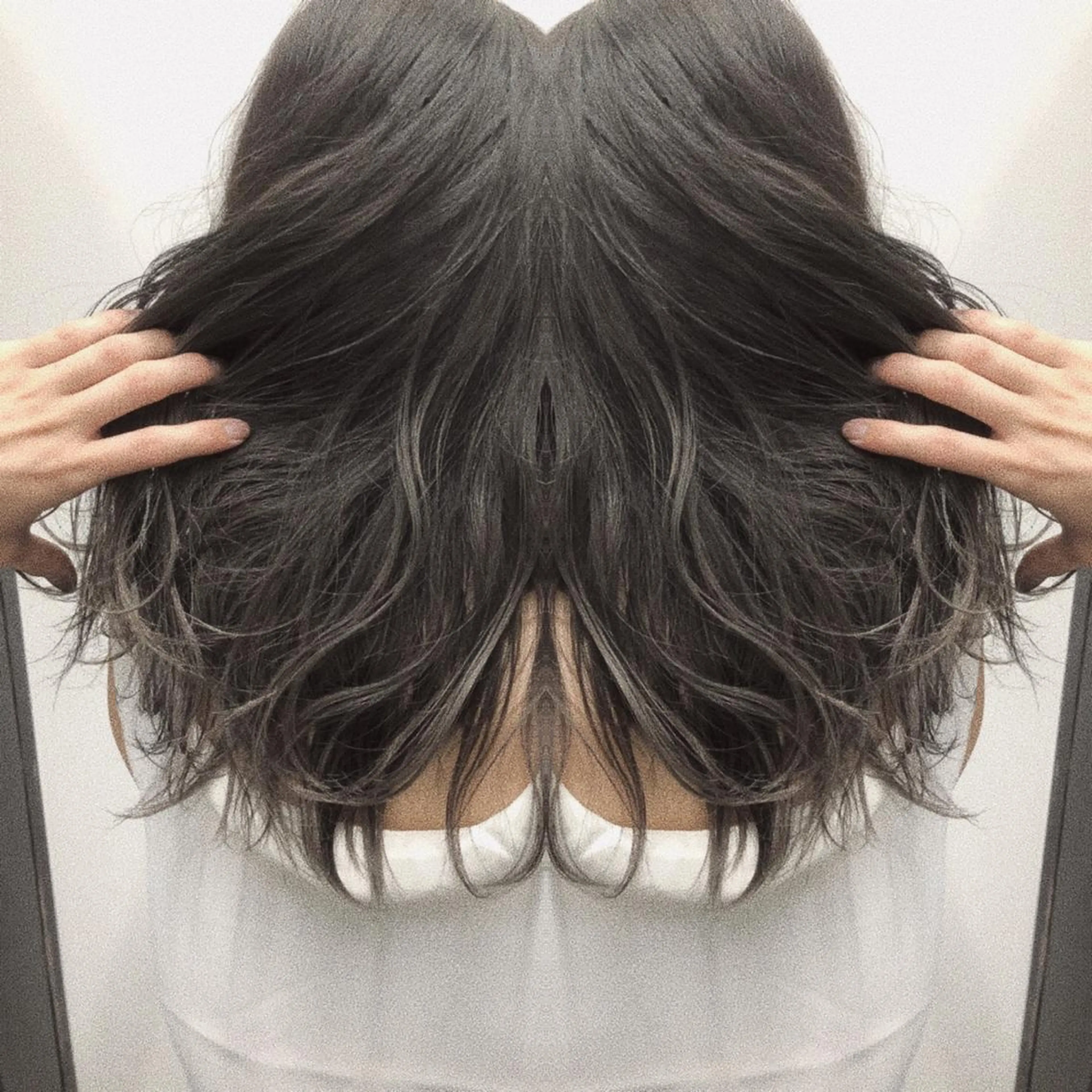 ロング カラー グレージュ カット ヘアカラー トリートメント 🇺🇸海外ヘア 🇰🇷MASANOのヘアスタイル