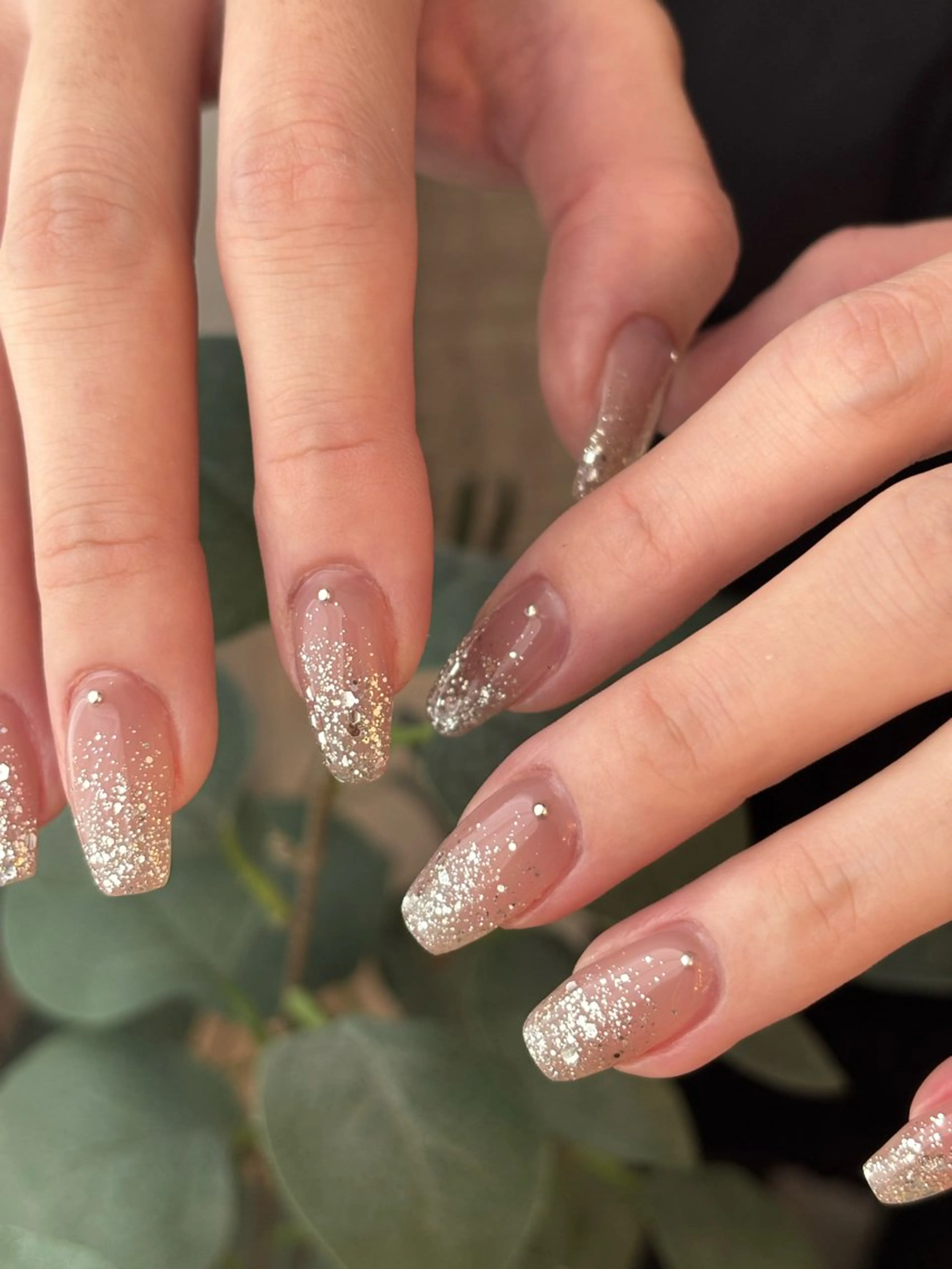ネイル ラメ(グリッター) ラメグラデーション ハンドネイル Filonnail rinaのネイルデザイン