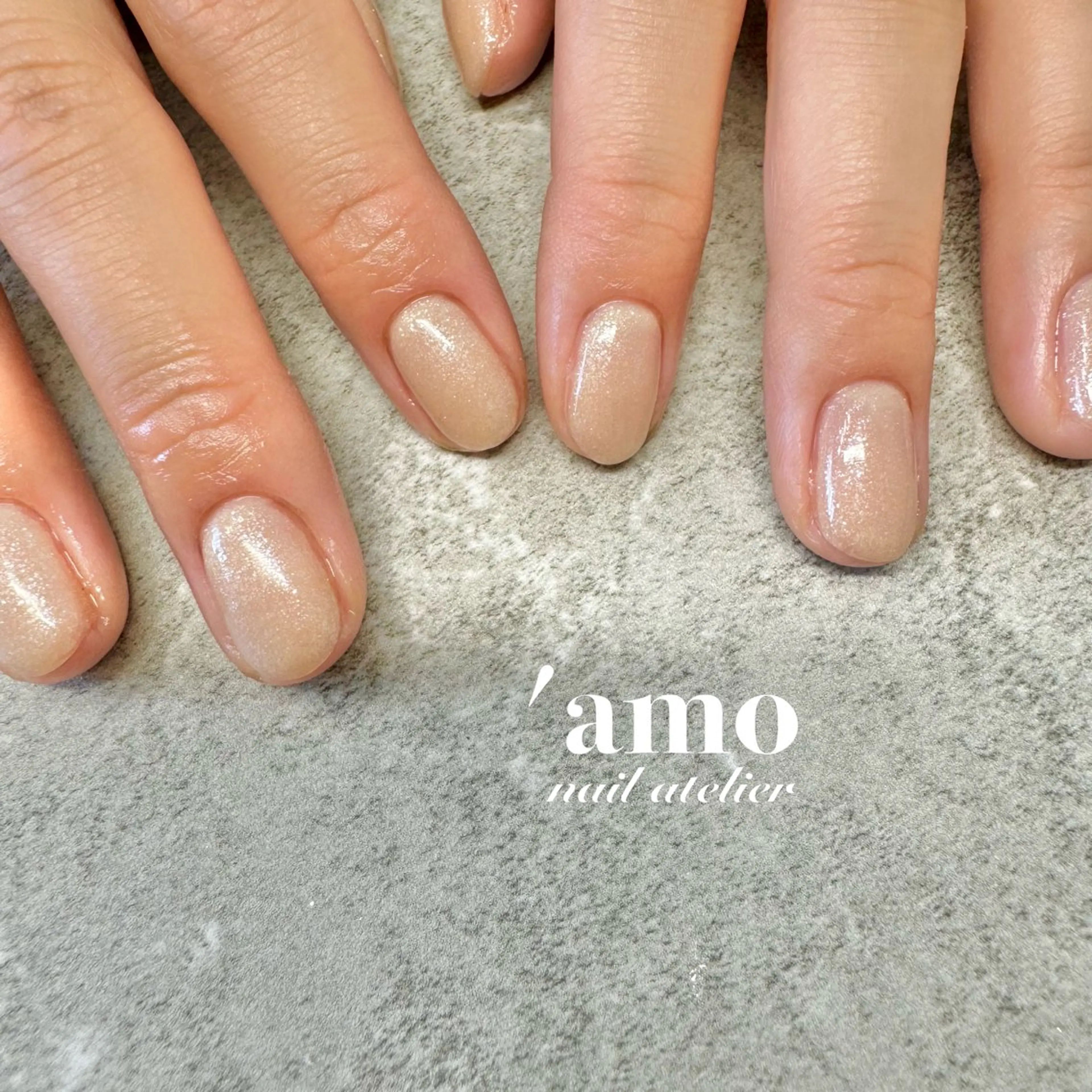 ネイル フットネイル ジェルネイル キラキラネイル 韓国ネイル マグネットネイル 'amo nail atelierのネイルデザイン