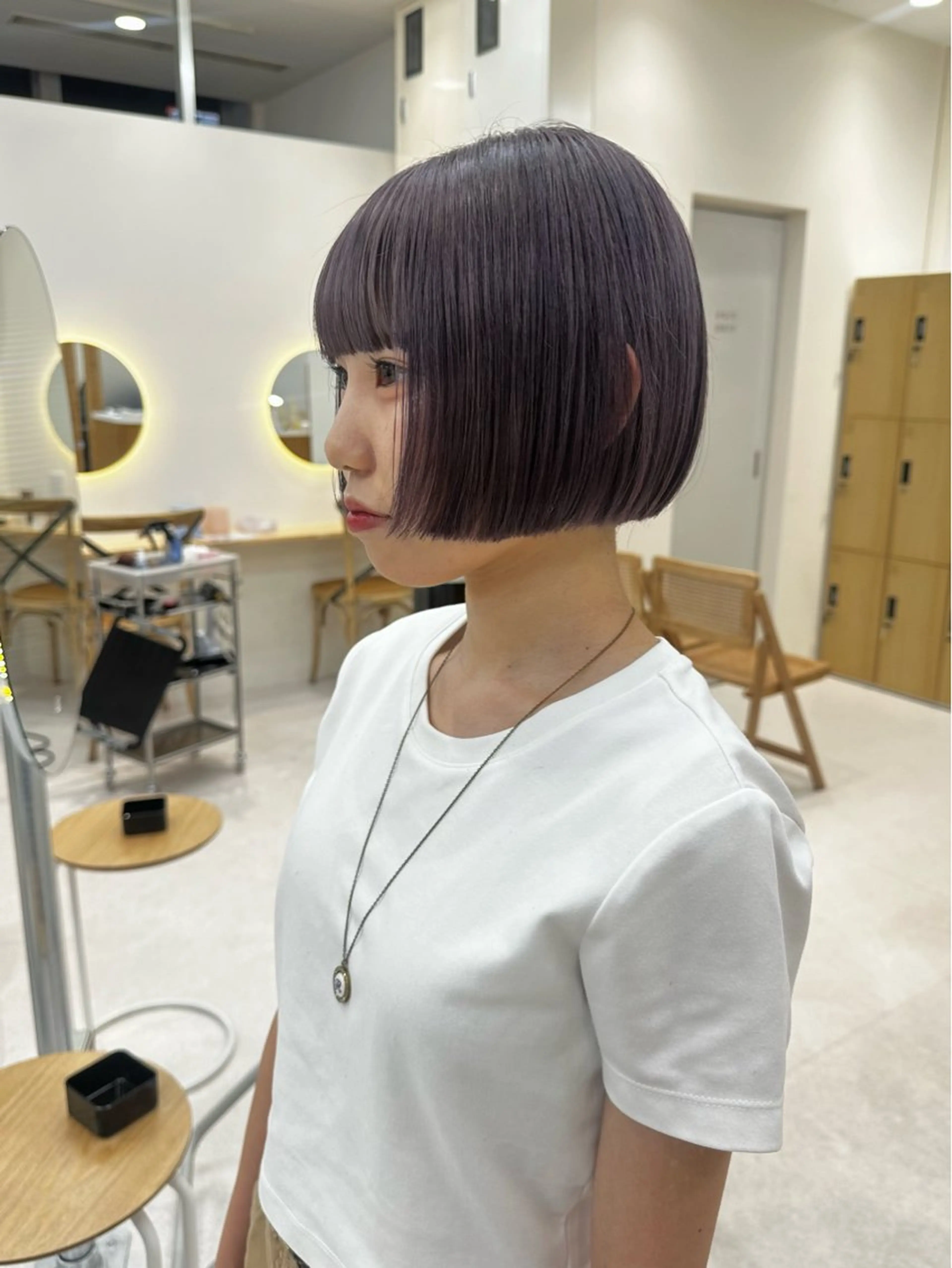 ショート カラー カット ヘアカラー トリートメント 🪭risa 暖色/レイヤー🪭のヘアスタイル