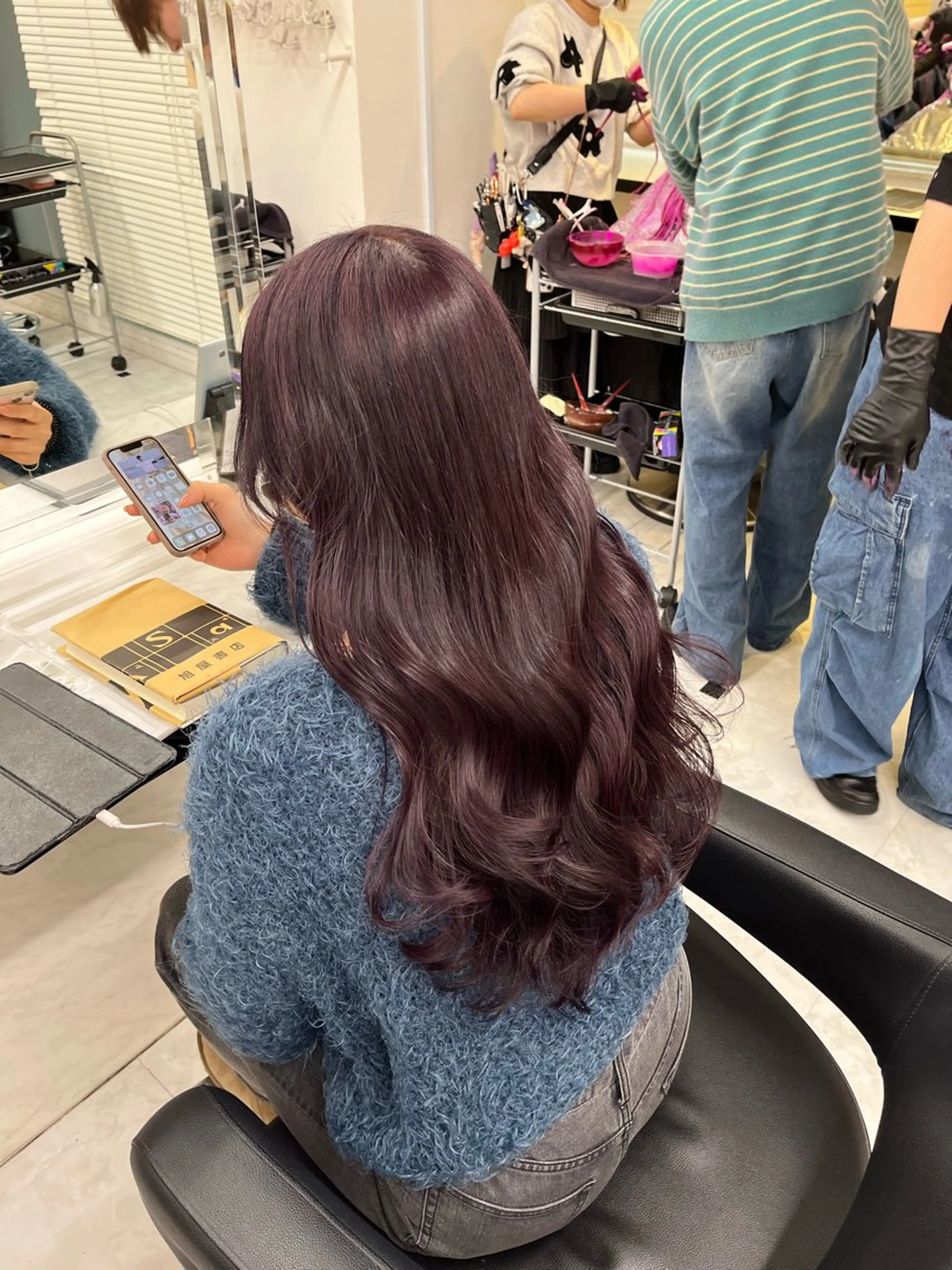 カラー 韓国ガーリー🤍暖 色カラー🤍misaのヘアスタイル