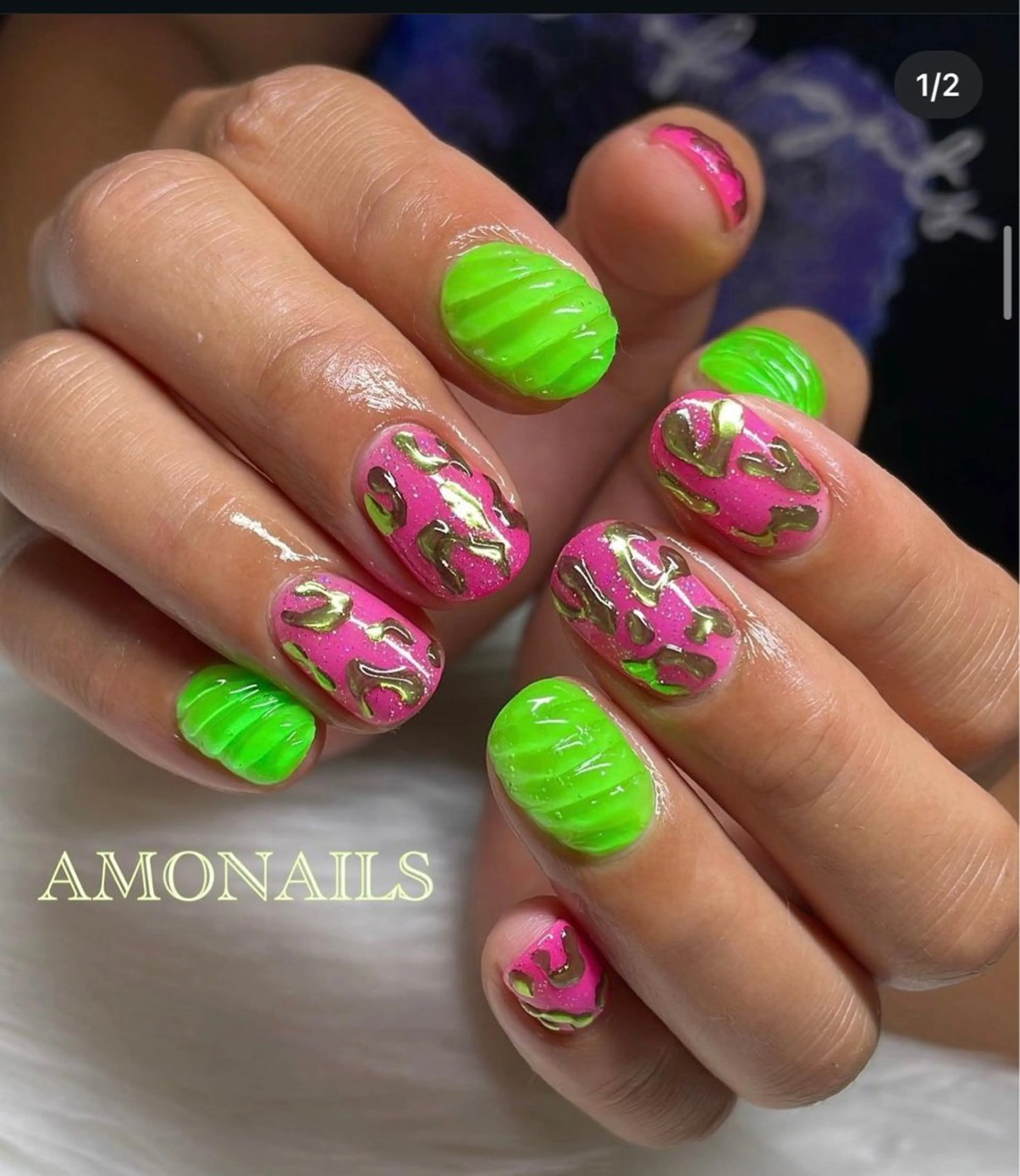 ネイル ハンドネイル フットネイル AMONAILS *.のネイルデザイン