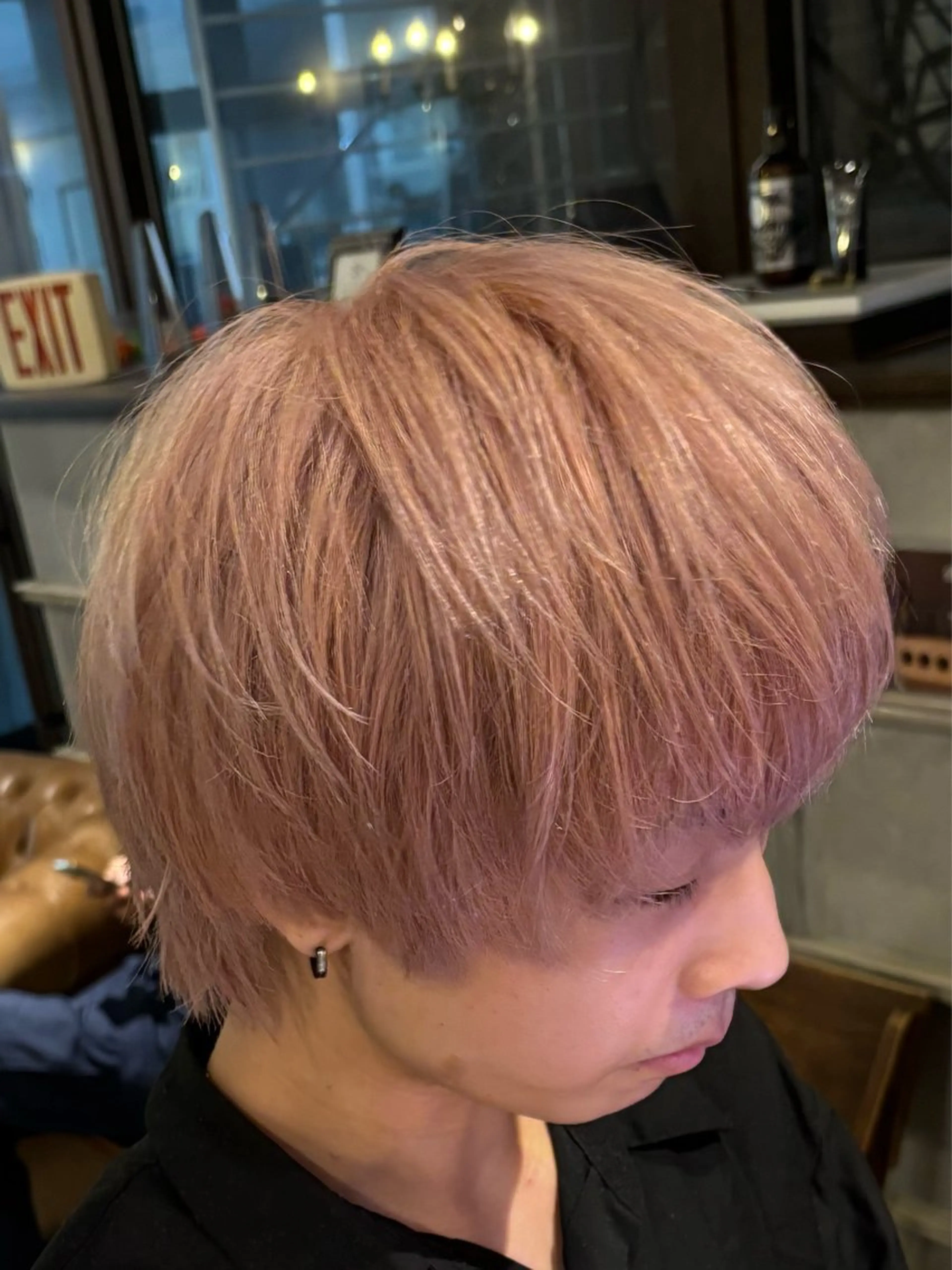 ショート カラー ヘアカラー トリートメント ハイトーン/ 艶カラー🫧竹村柾則のヘアスタイル