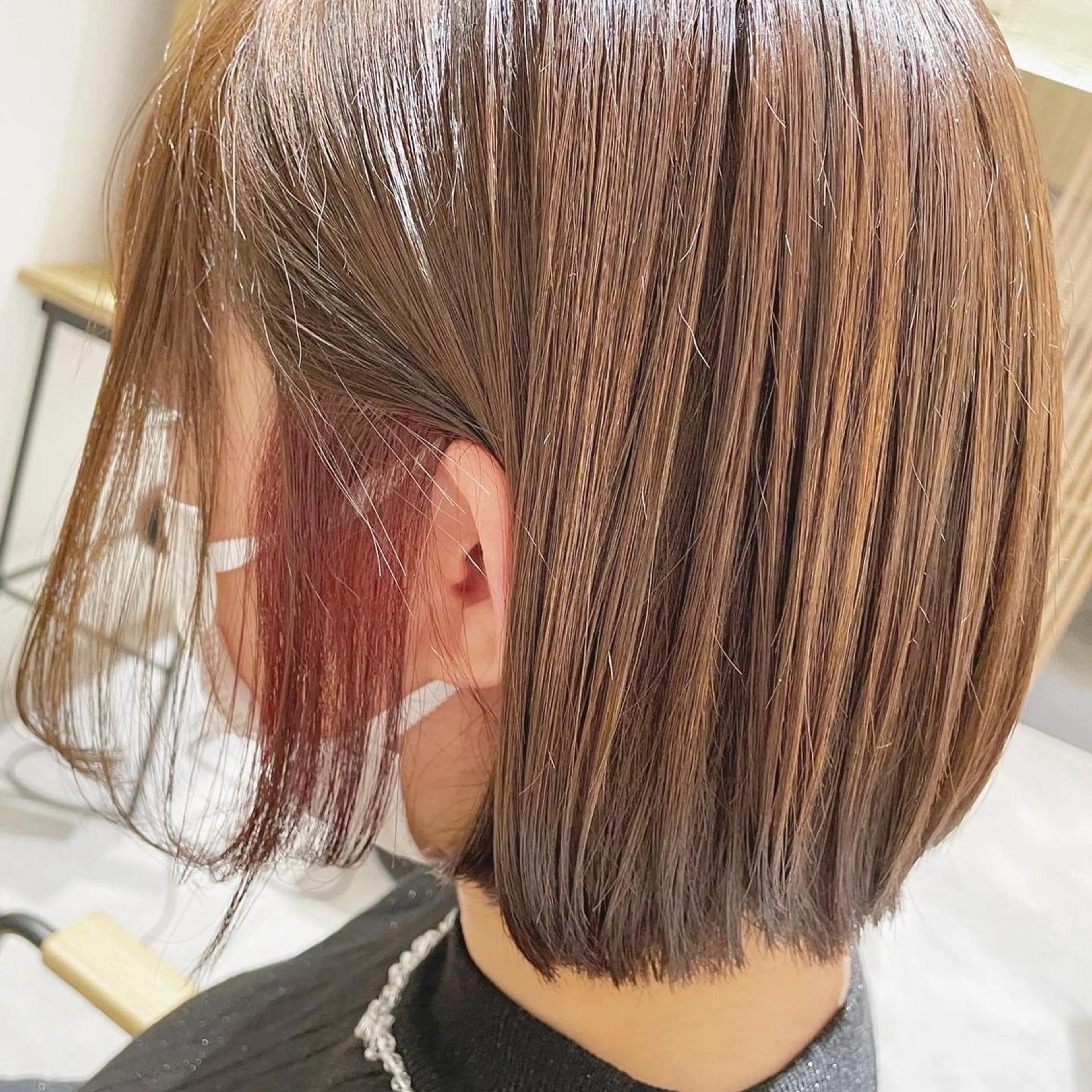 ショート 丸みショート ショートヘア ヘアカラー 高木 櫻のヘアスタイル