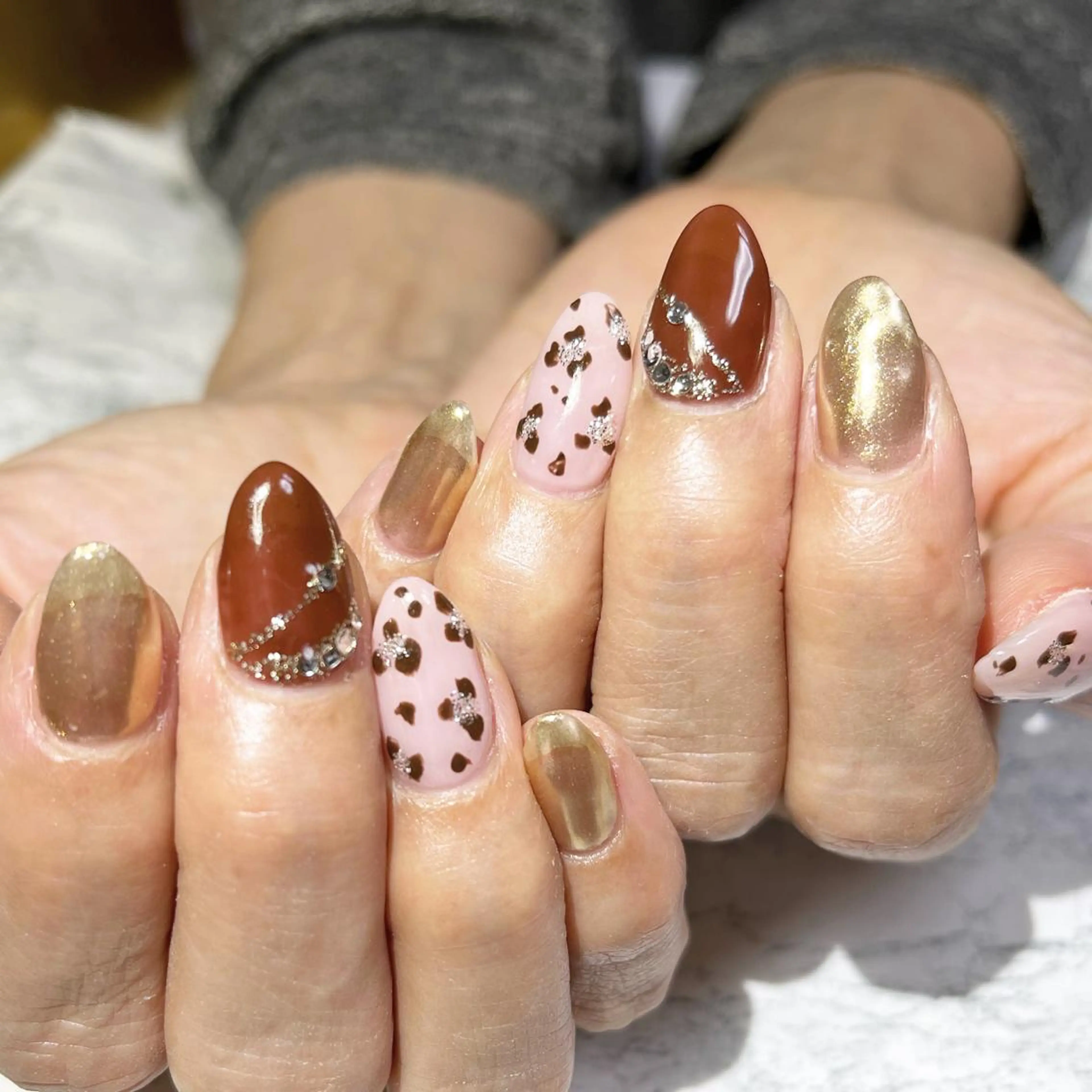 ネイル アニマル柄 フットネイル ニュアンスネイル シンプルネイル 春ネイル ネイル フフラ所属・nail fufla ♡yamane♡のネイルデザイン