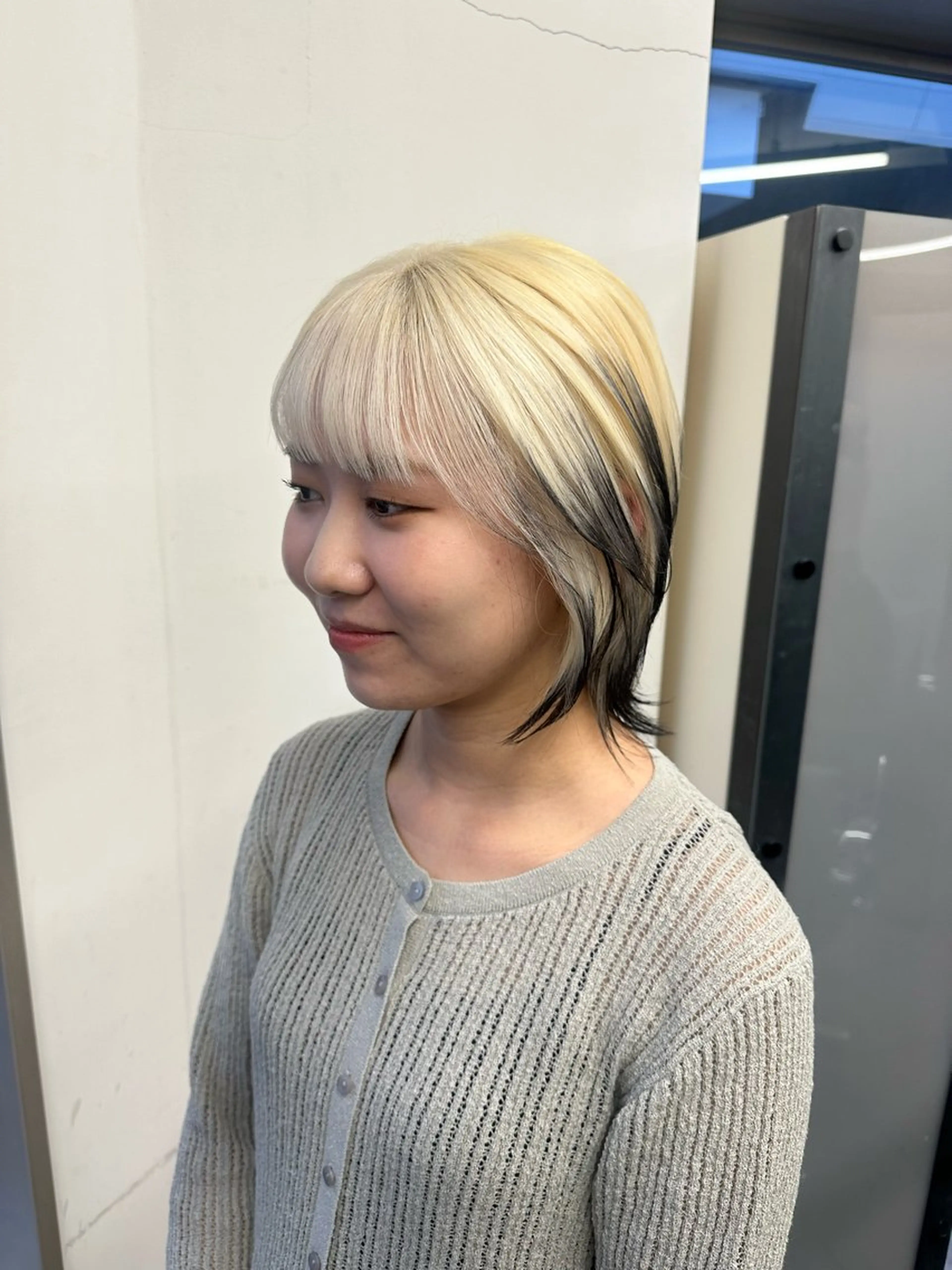 カラー デザインカラー カット ヘアカラー わきた ちえのヘアスタイル