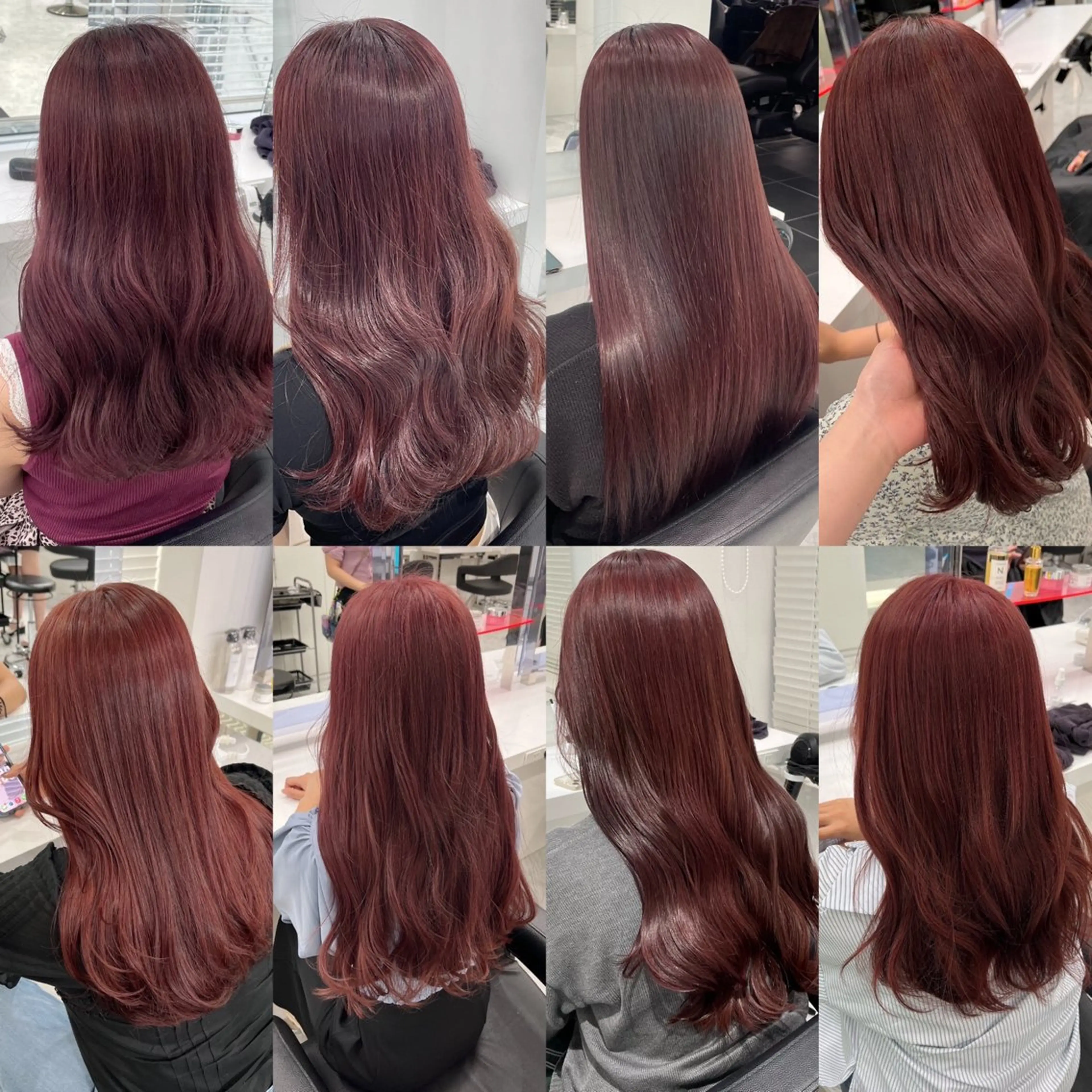 ミディアム ヘアカラー トリートメント ヘッドスパ ヘアセット 大人っぽ上品🤍韓国 レイヤー🤍ふうがのヘアスタイル