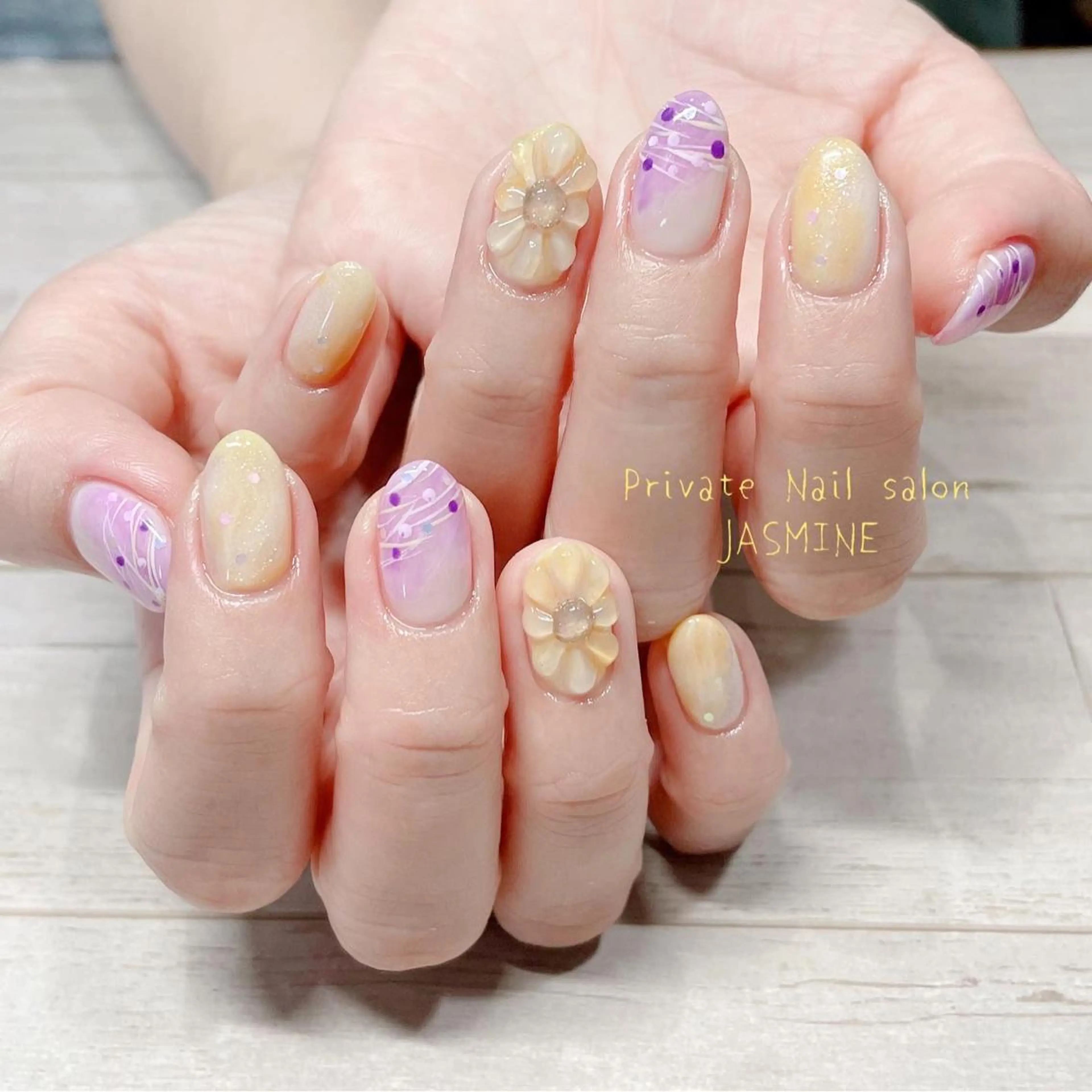 ネイル ぷっくりネイル ヨーヨーネイル Nail salon JASMINEのネイルデザイン