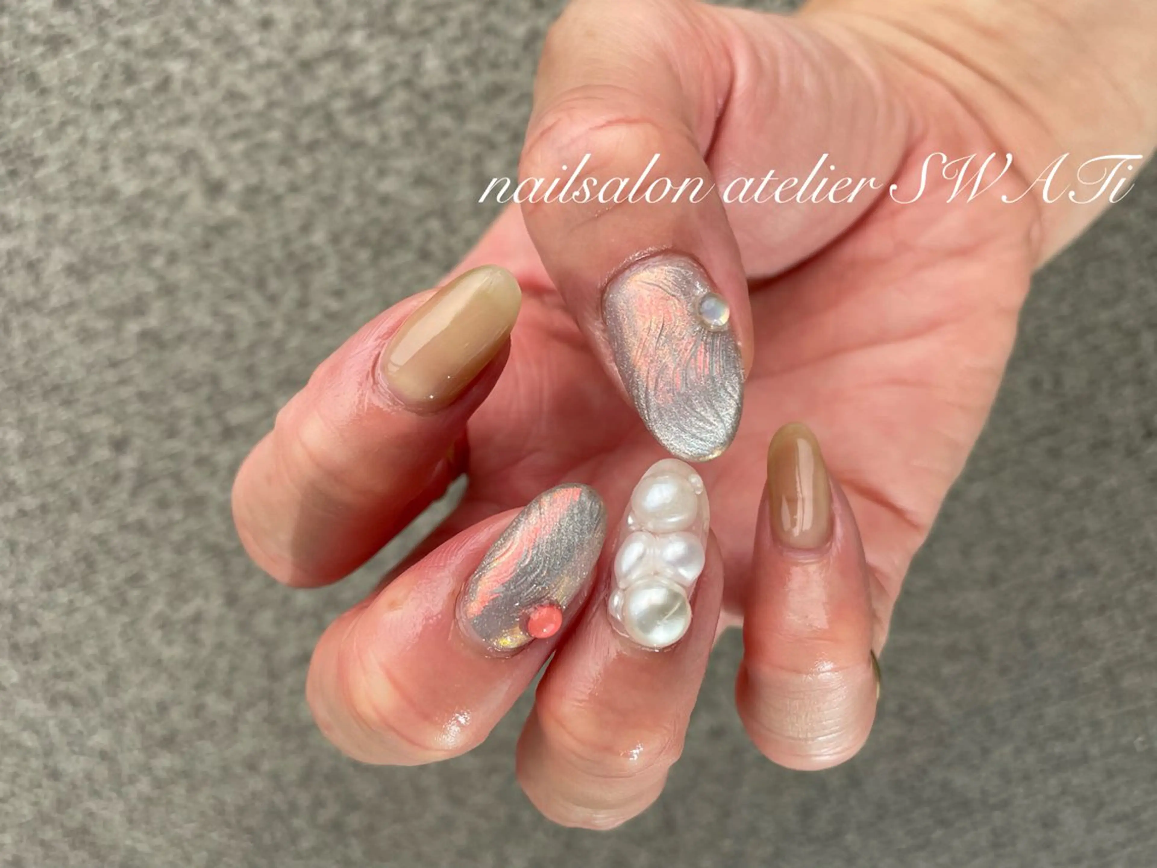 ネイル アートネイル ハンドネイル ヘアーサロン大野所属・nailsalon SWATiのネイルデザイン
