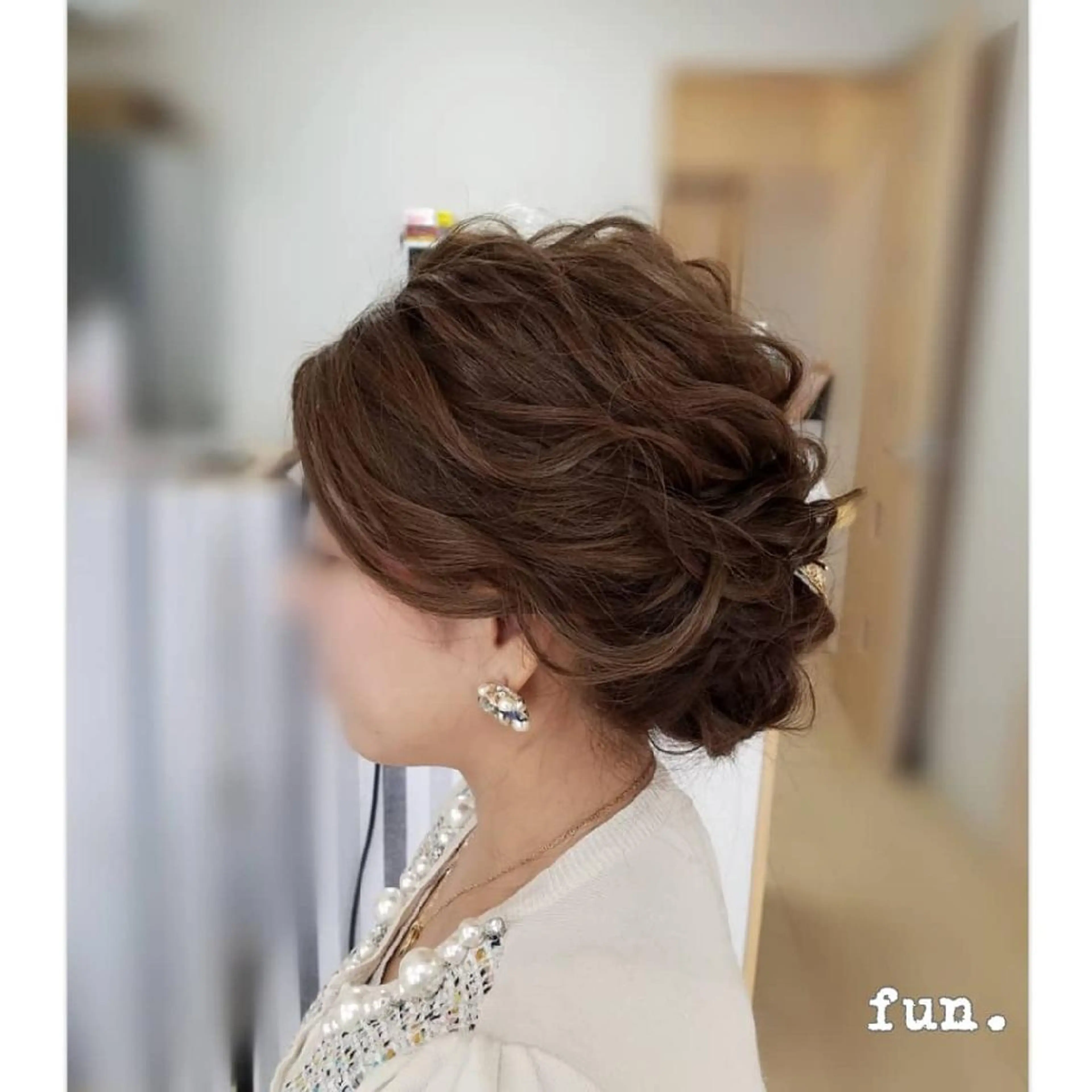 セミロング ヘアアレンジ fun./ヘアセット /エクステ/着付のその他イメージ