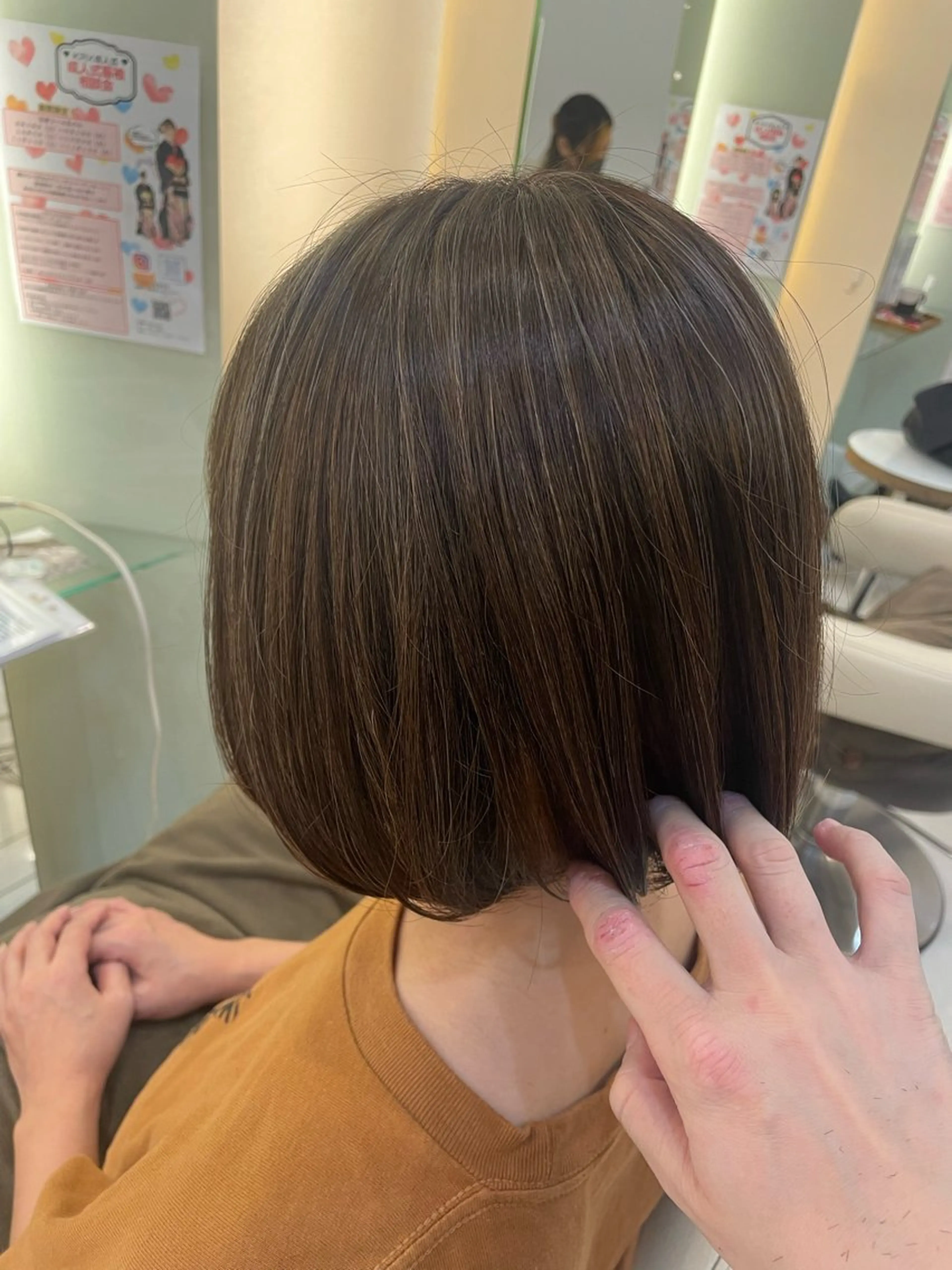 ショート カラー ヘアアレンジ ヘアカラー トリートメント リリー /Men's/パーマのヘアスタイル