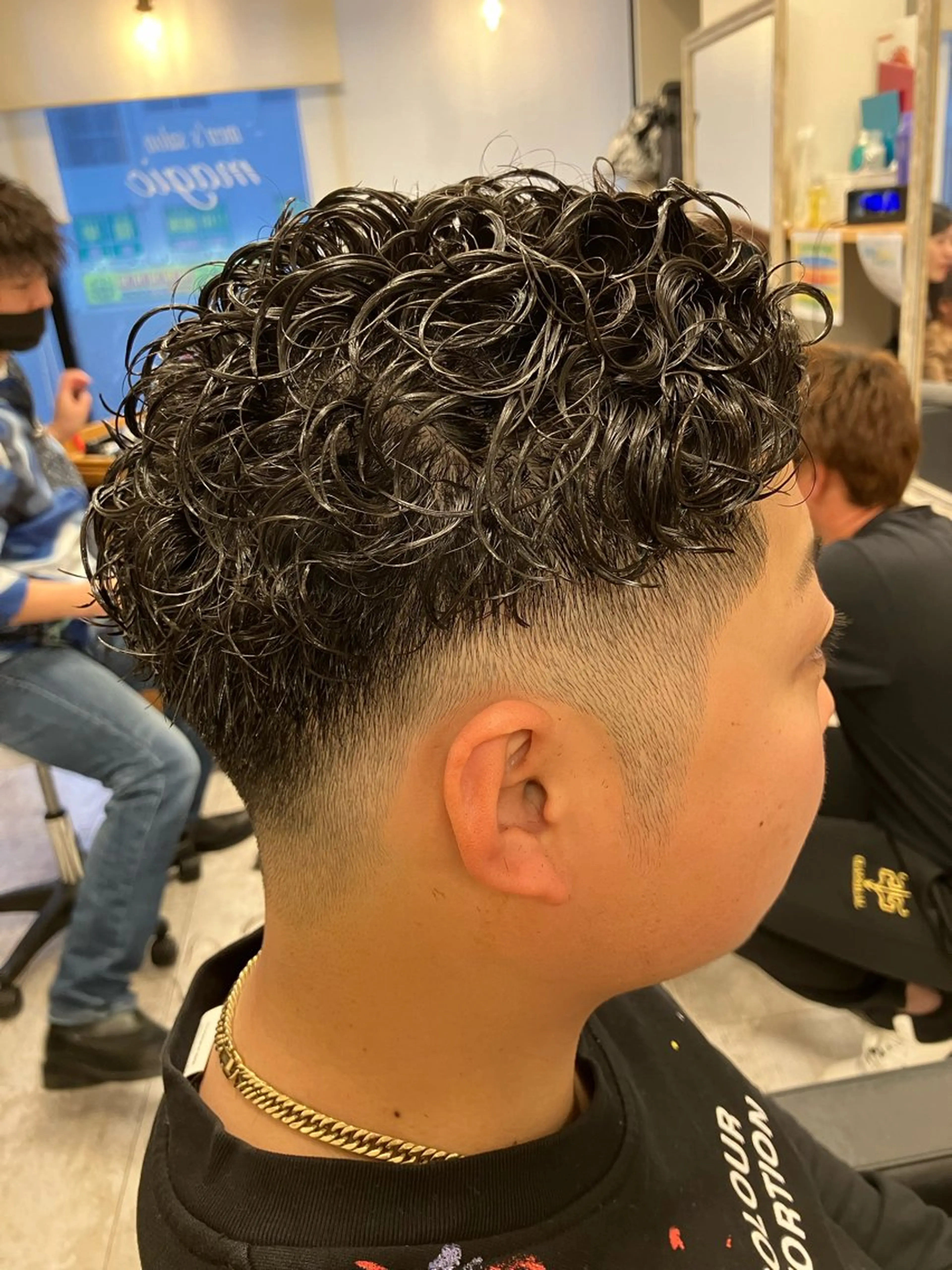 パーマ メンズ カット パーマ メンズ特化/パーマ/ フェードWATARUのヘアスタイル