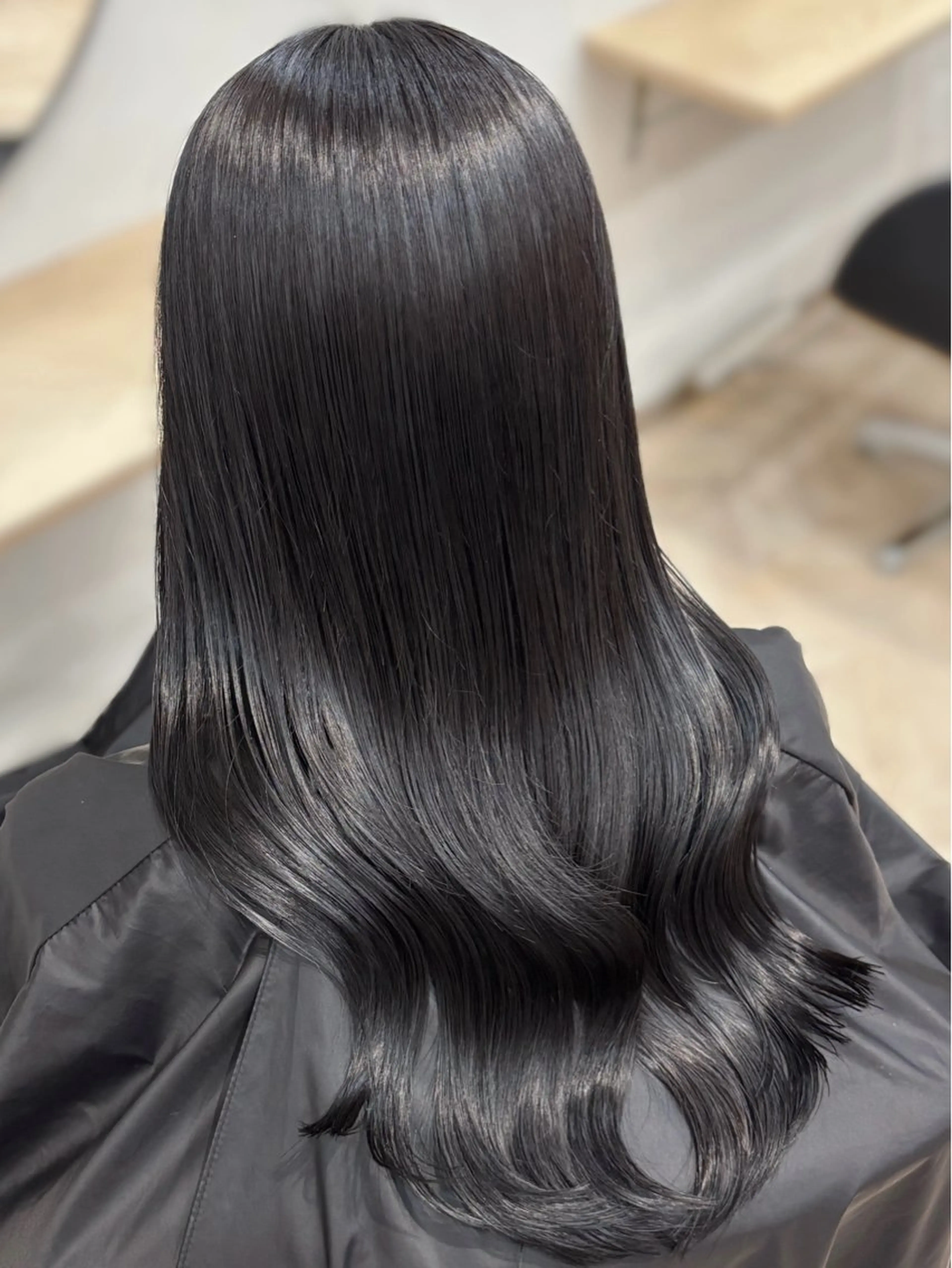 ロング カラー グレージュ カット ヘアカラー トリートメント CHAINON×FeM#所属・名駅/sHiHo/透 明感カラー✨🎀/のヘアスタイル