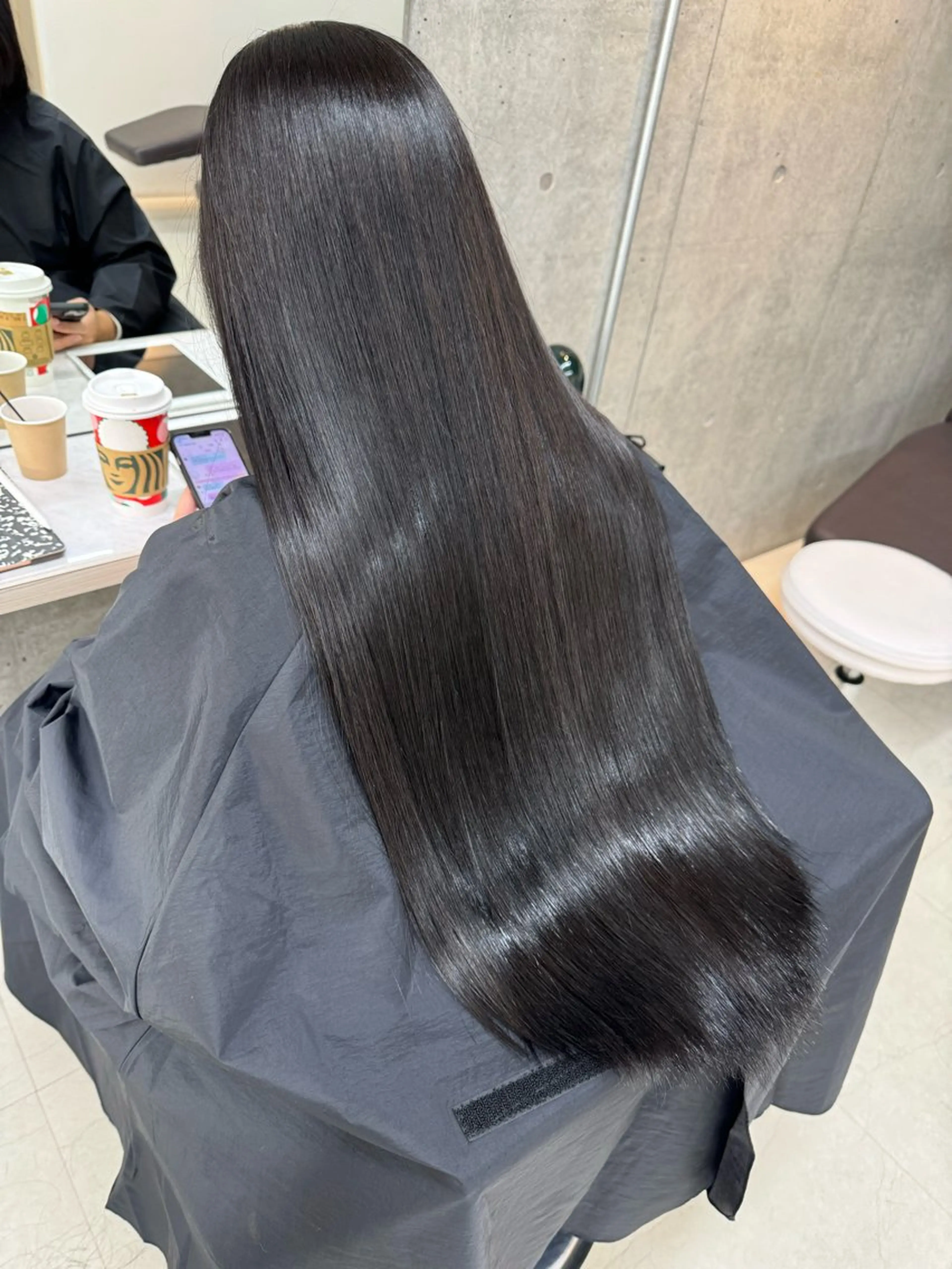 ロング 縮毛矯正 トリートメント うる艶ヘア♡韓国好き 透明感　shotaのヘアスタイル