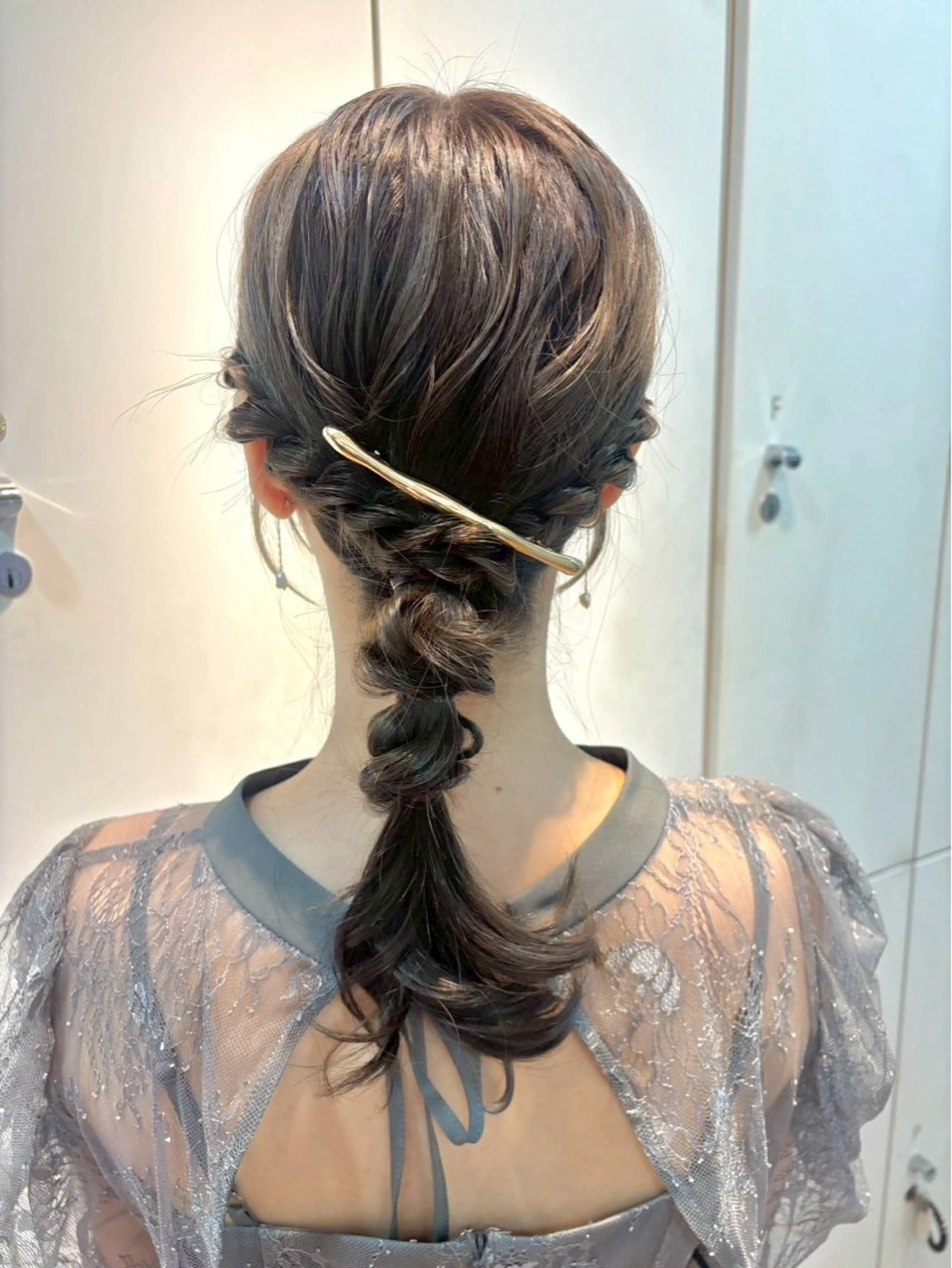 ヘアアレンジ 結婚式・ブライダル エクステ🎀カラー ✨横浜／トレンドのヘアスタイル