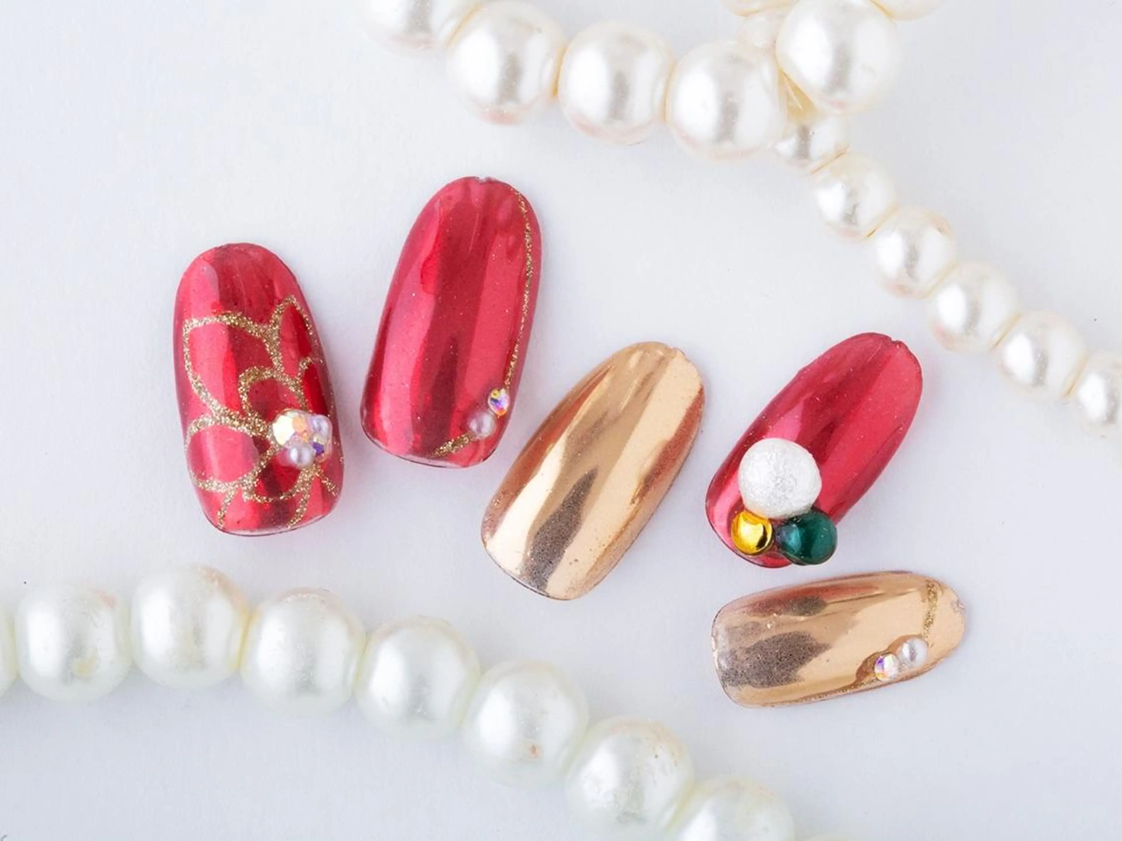 ネイル 桜ネイル 成人式 長さ出し フラッシュネイル フットネイル 💗🪽Tiary Nail🪽💗のネイルデザイン