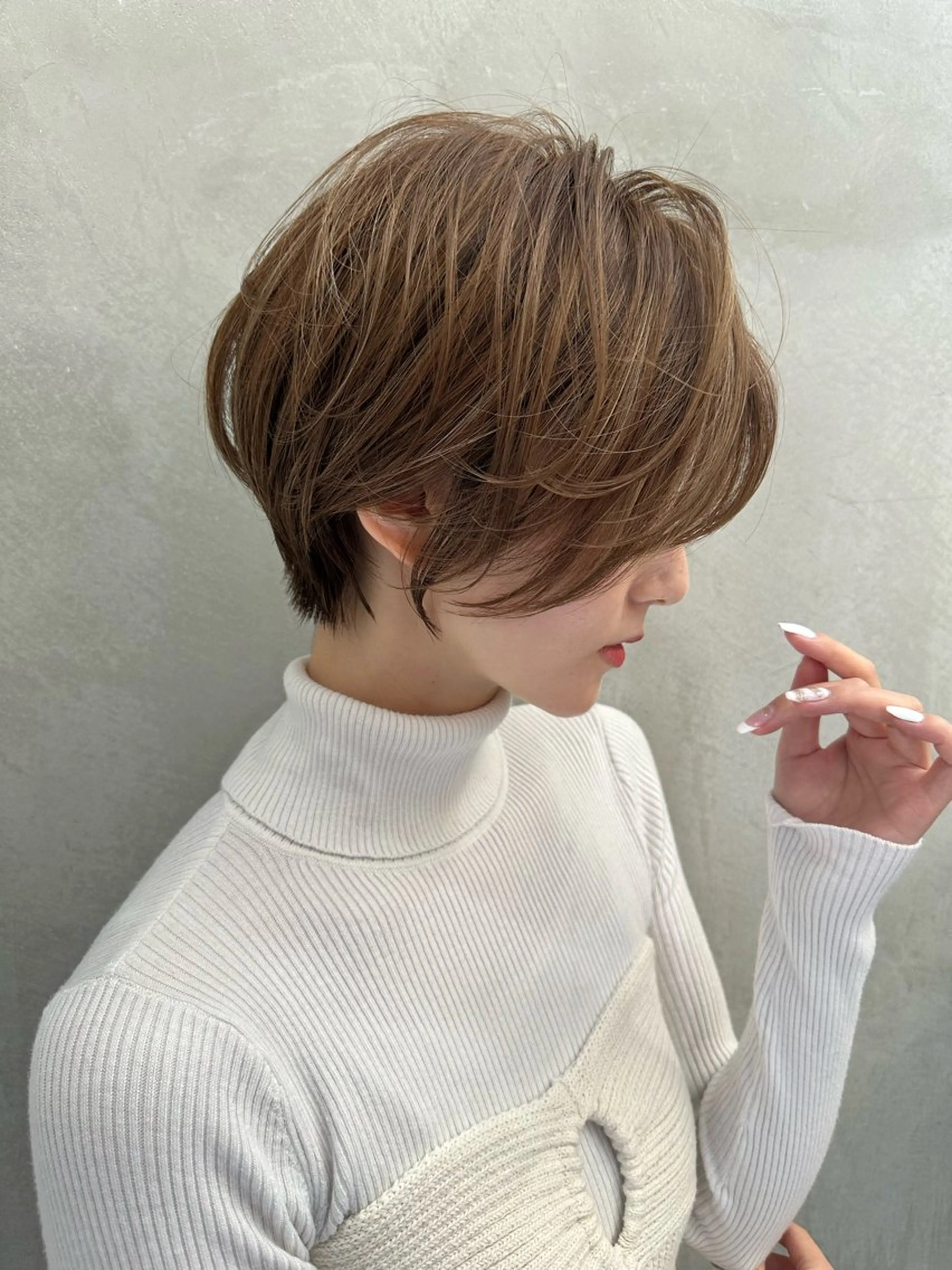 ショート カラー カット ヘアカラー トリートメント ヘッドスパ taiga ショート /レイヤー/矯正🌈のヘアスタイル