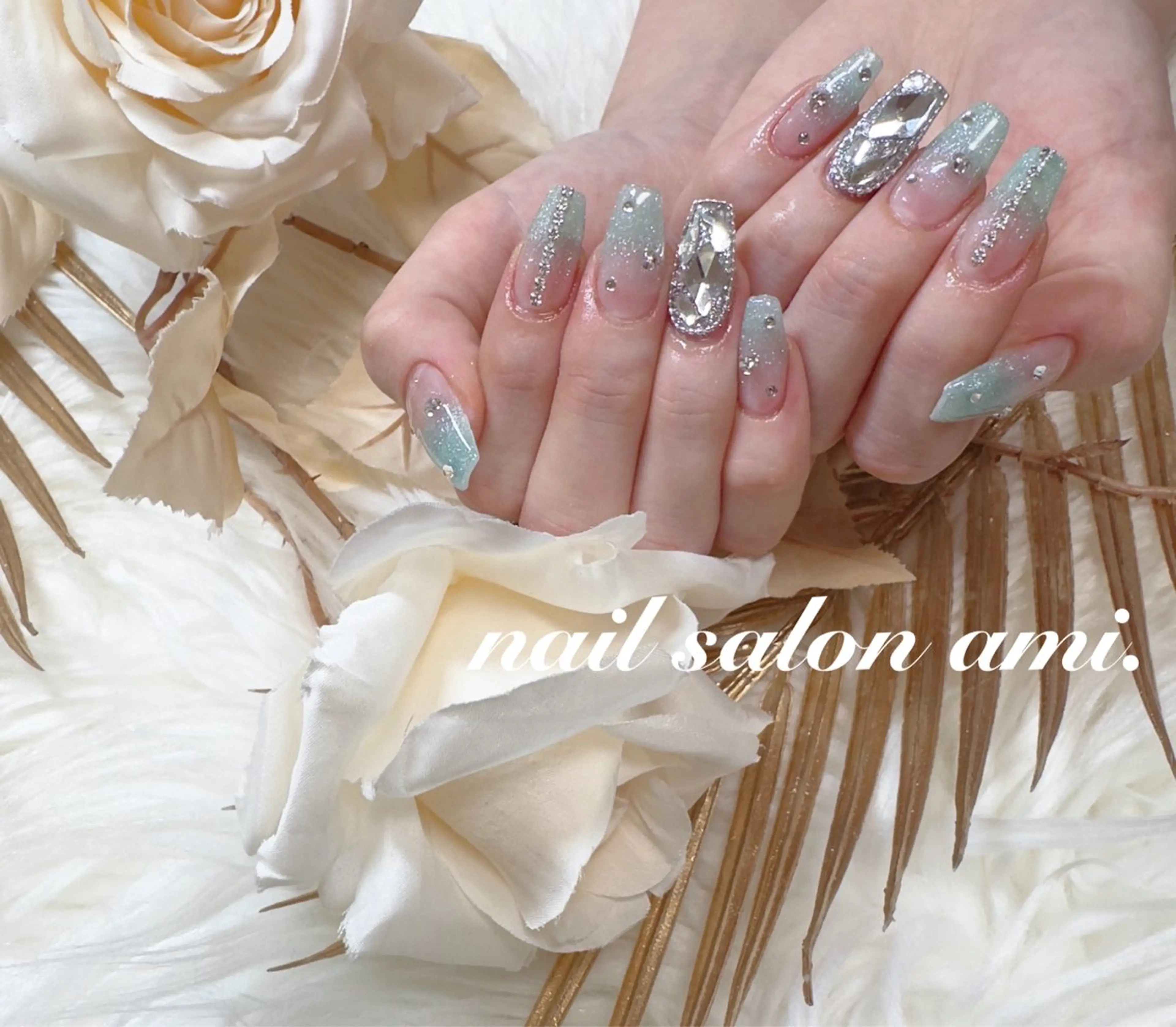 ショート ネイル ハンドネイル nail salon amiのネイルデザイン