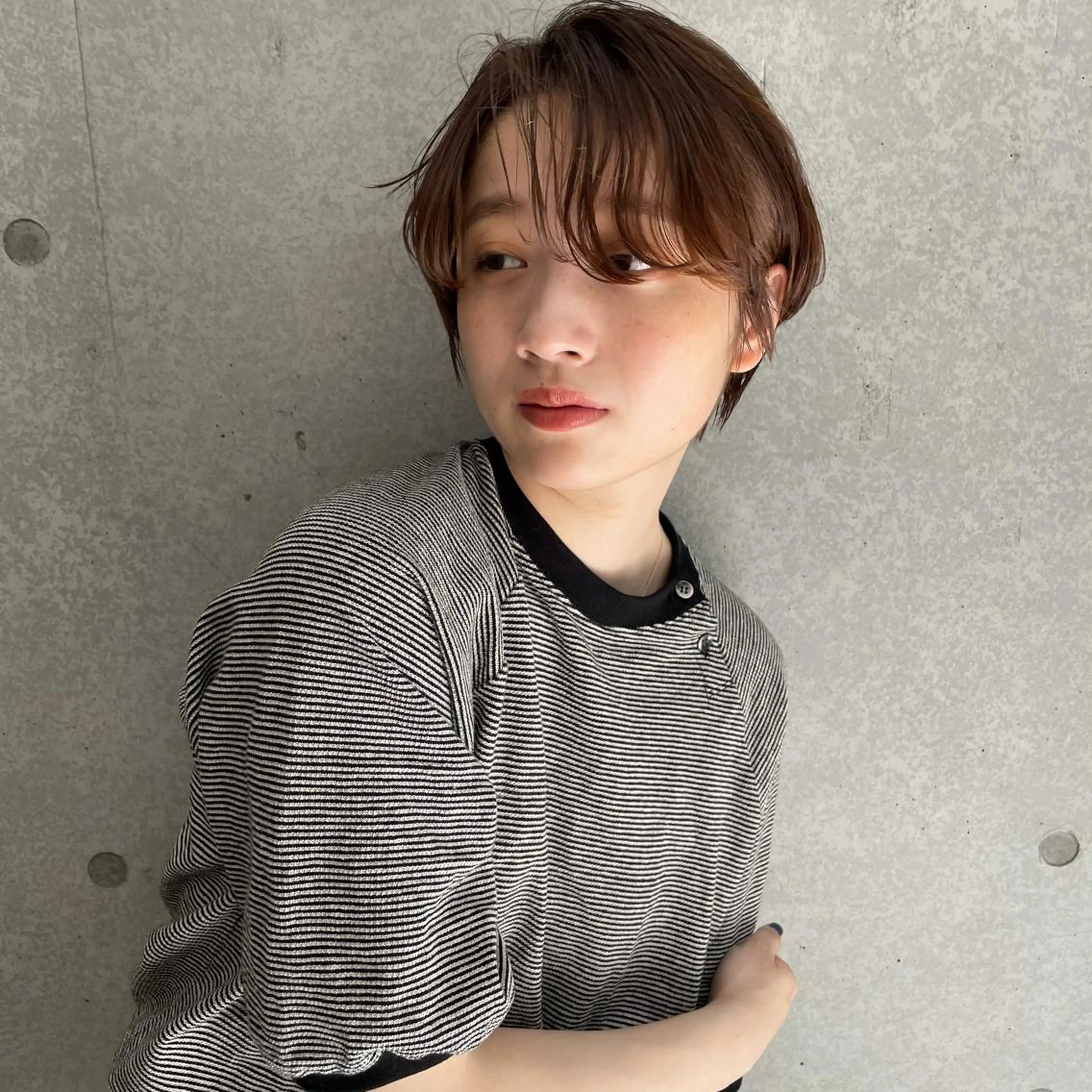 ショート カット ヘアカラー 🧸レイヤーカット 🤎店長anju🪽のヘアスタイル
