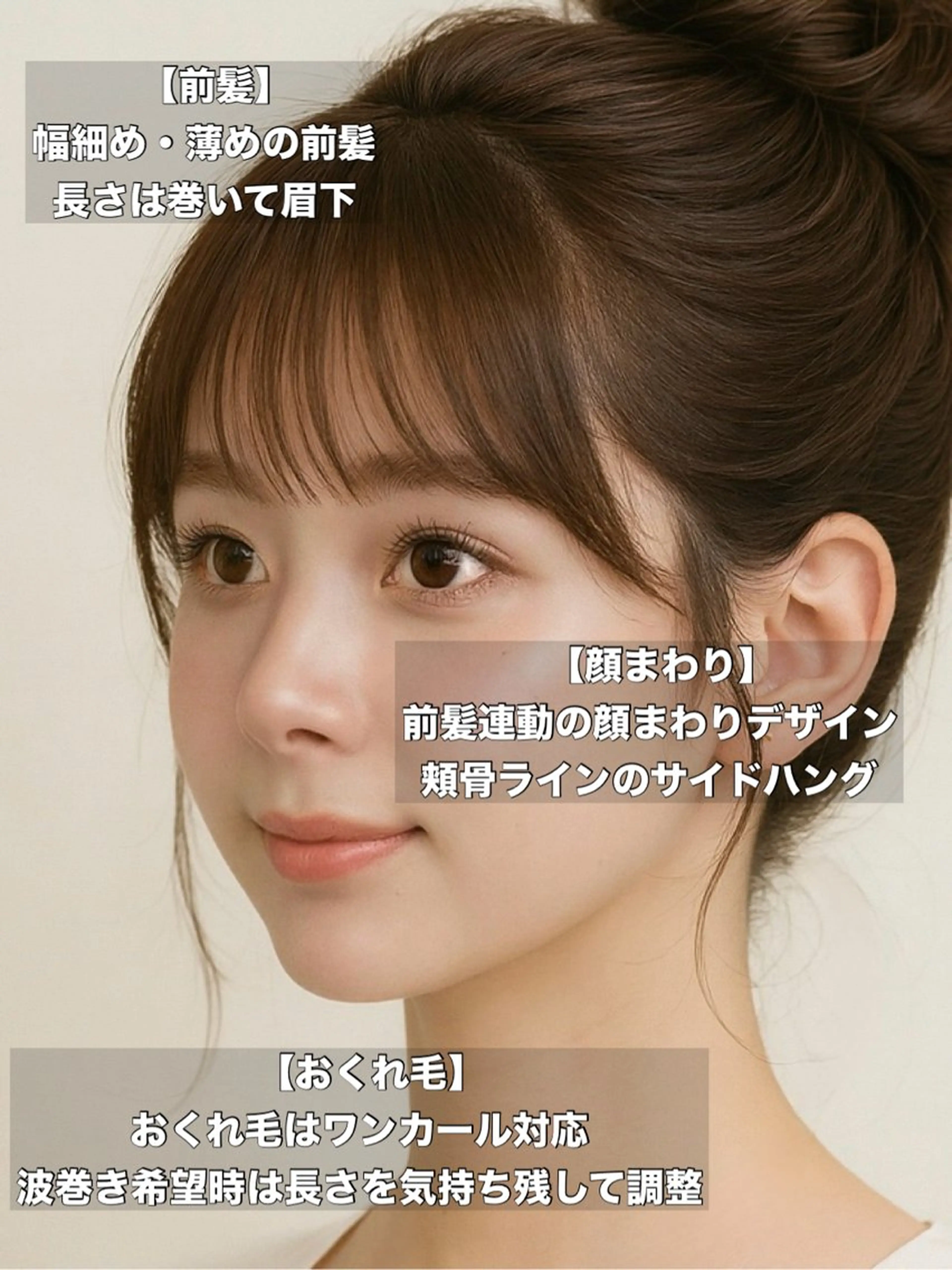 ミディアム 映える顔まわり/前髪 特化 💗 ユキマのヘアスタイル