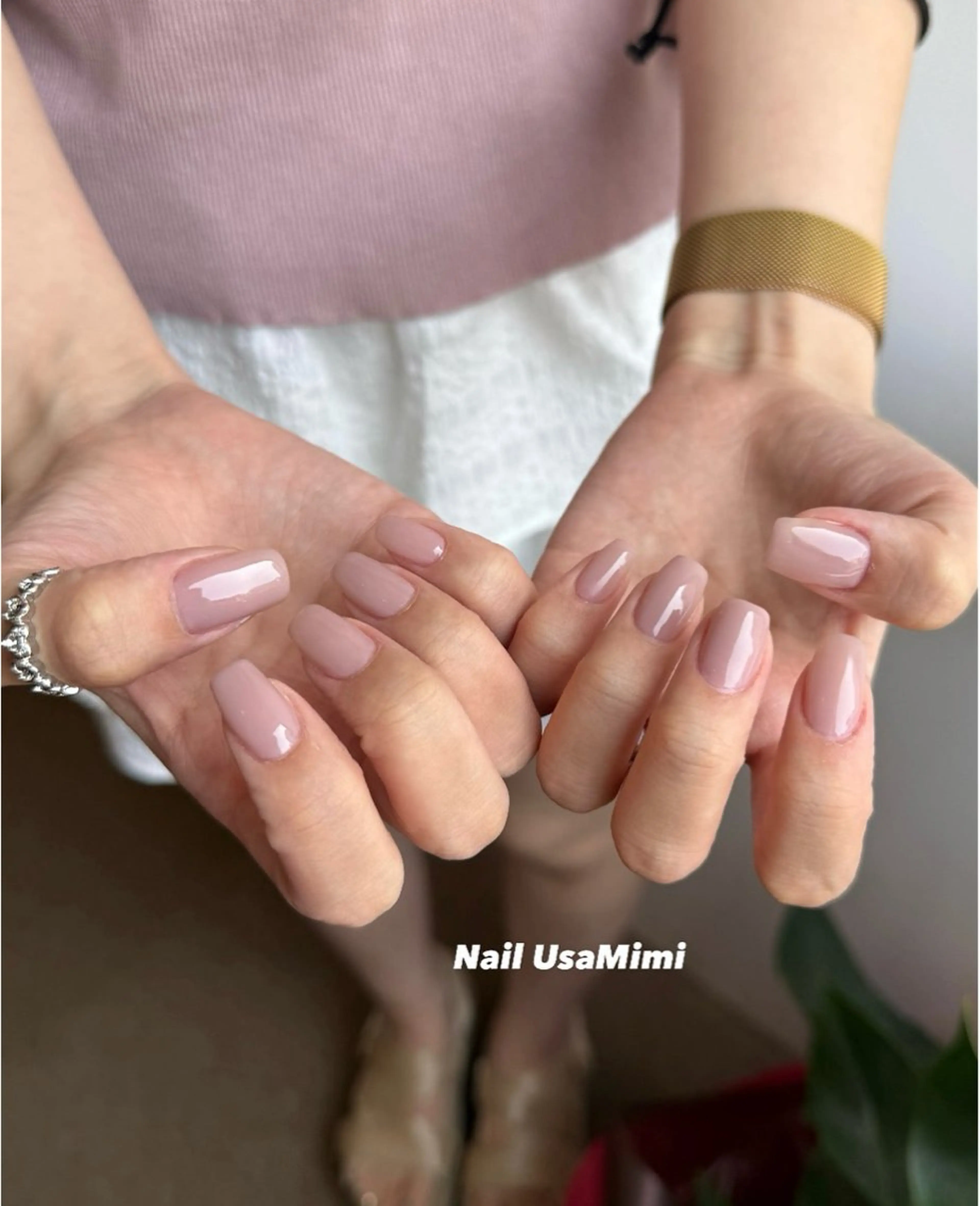 ネイル ジェルネイル 氷ネイル・うるうるネイル 韓国ネイル マグネットネイル ワンカラーネイル ハンドネイル 本町ネイルNail UsaMimiのネイルデザイン